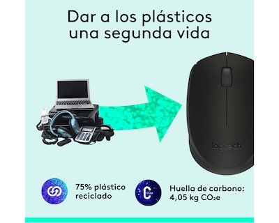 Foto 8 | Foto 8 | Mouse Inalámbrico Logitech M170 910-004940