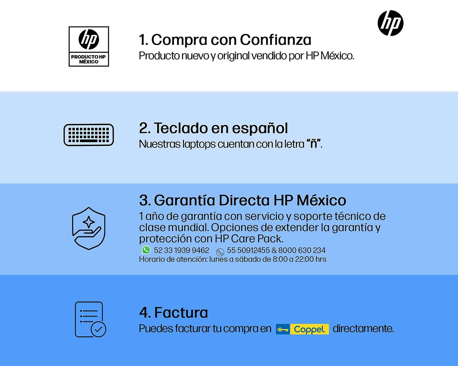 Foto 8 | Foto 8 | Laptop HP 15-EF1501LA 15.6" Windows 11 Home AMD Athlon Silver 8 GB RAM 256 SSD Plateada