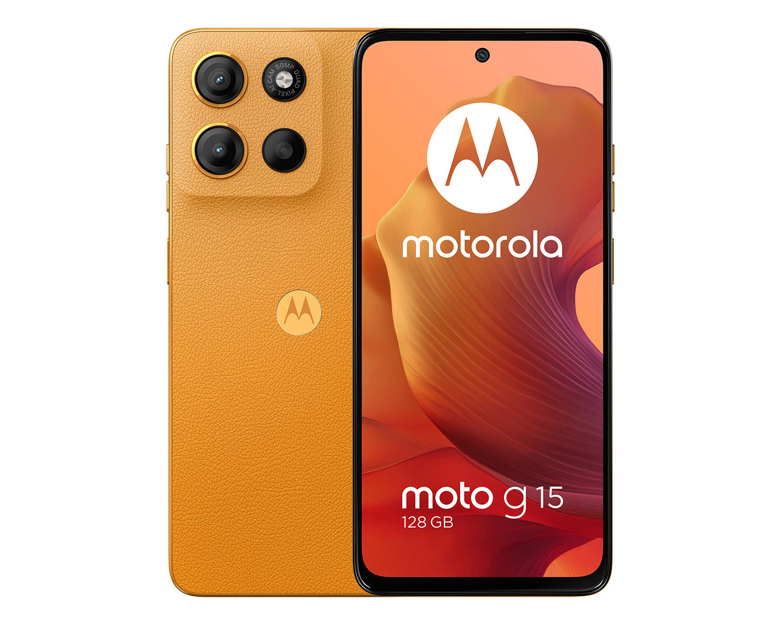 Foto 2 pulgar | Foto 1 | Celular Motorola Moto G15 Liberado 128 GB Anaranjado