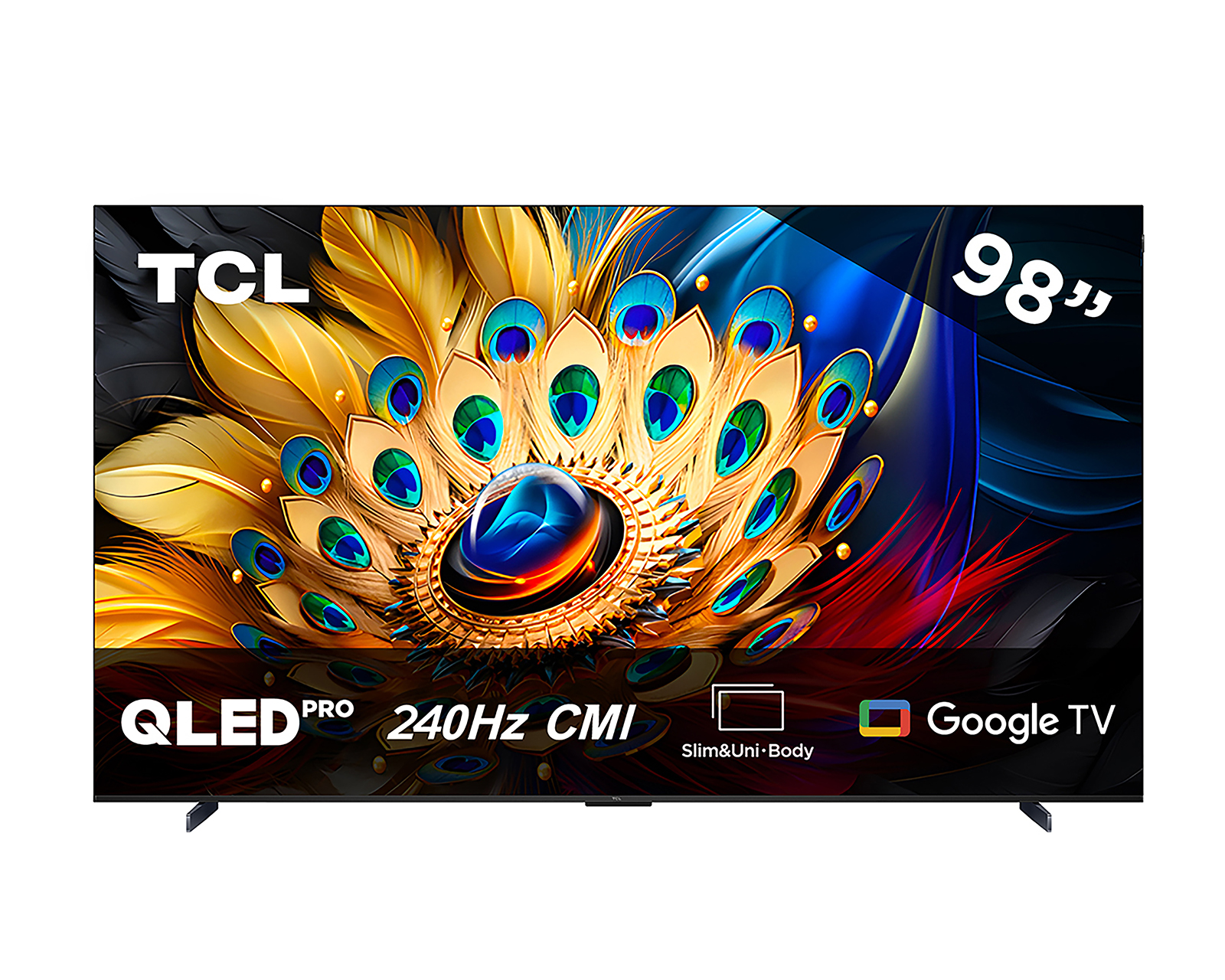 Pantalla Smart TV TCL QLED 98 Pulgadas Ultra HD 4K 98Q651G