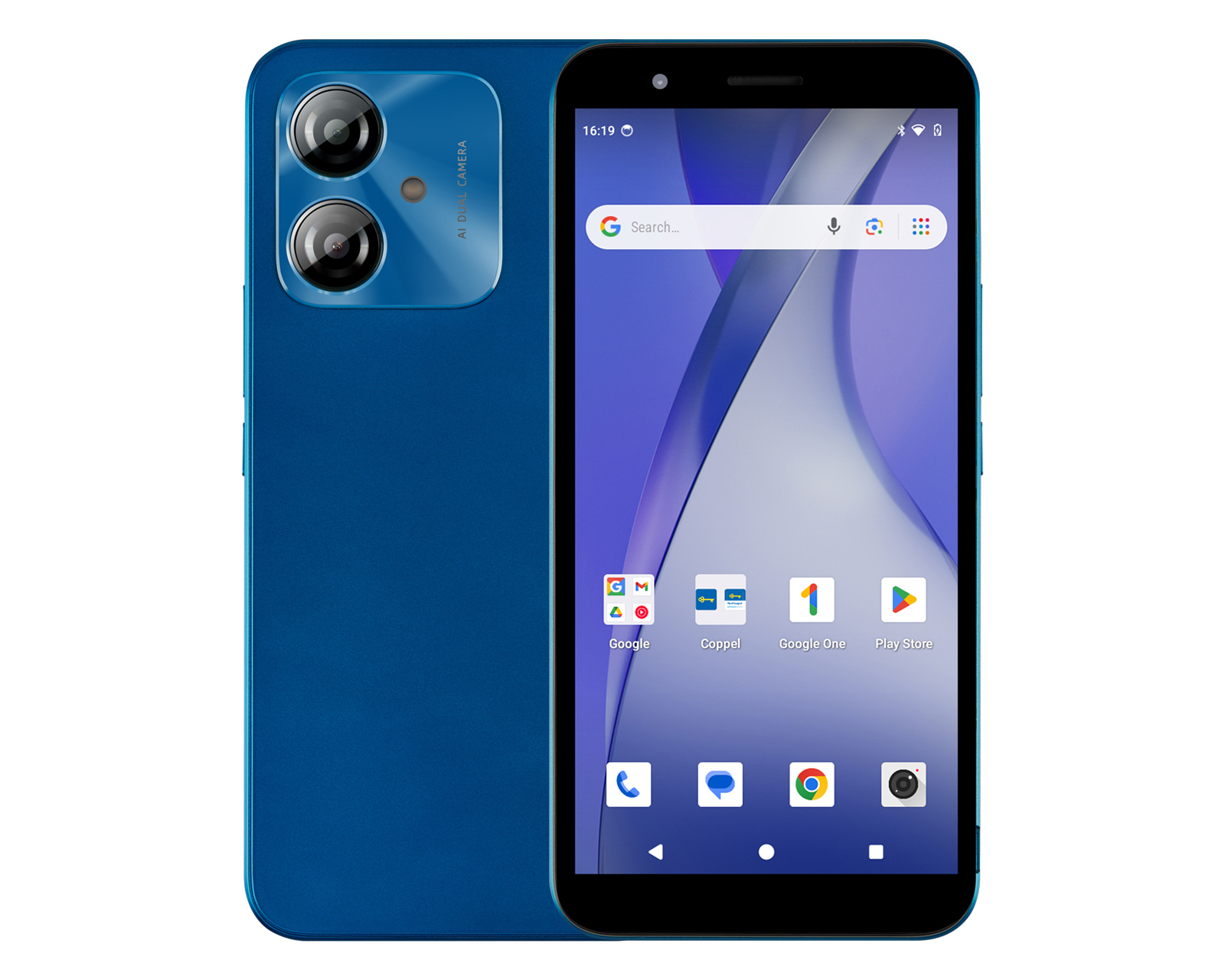 Foto 2 pulgar | Foto 1 | Celular Zuum Magno P4 Liberado 64 GB Azul