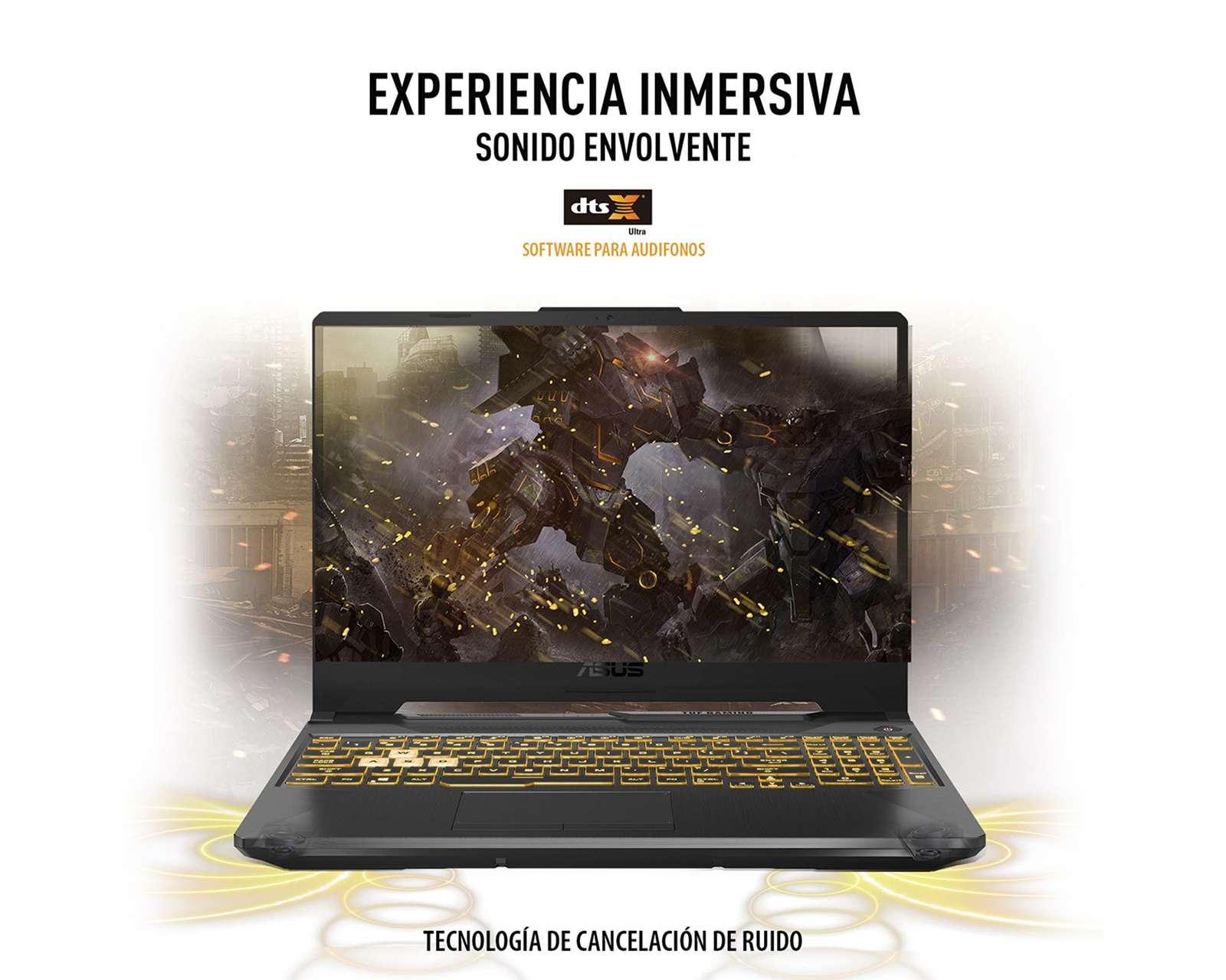 Foto 5 pulgar | Foto 4 | Laptop Gamer Asus TUF FA506IC 15.6" Windows 11 Home AMD Ryzen 5 8 GB RAM 512 GB SSD Eclipse Gray