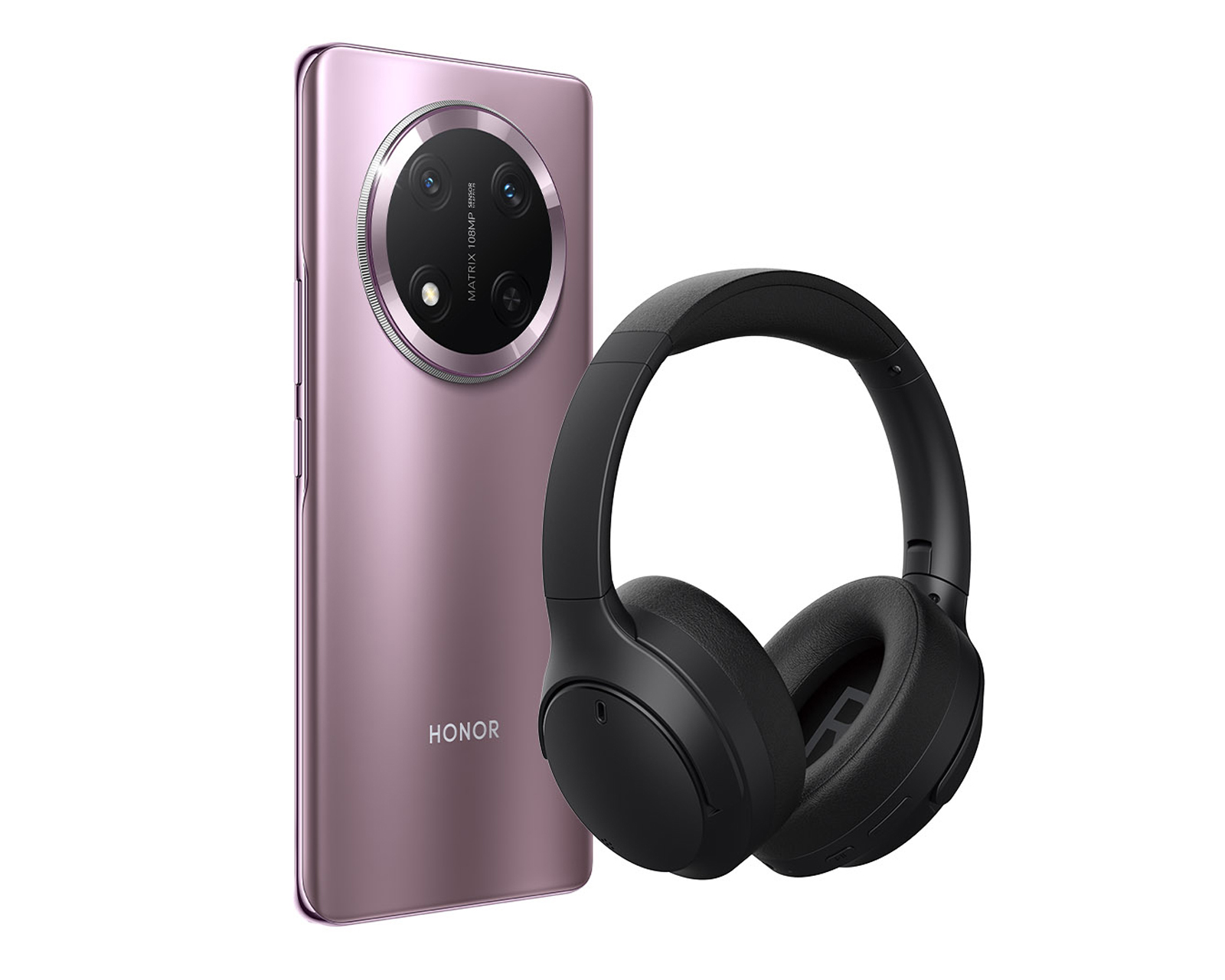 Foto 5 pulgar | Foto 4 | Celular Honor Magic 7 Lite Liberado 512 GB Morado + Audífonos