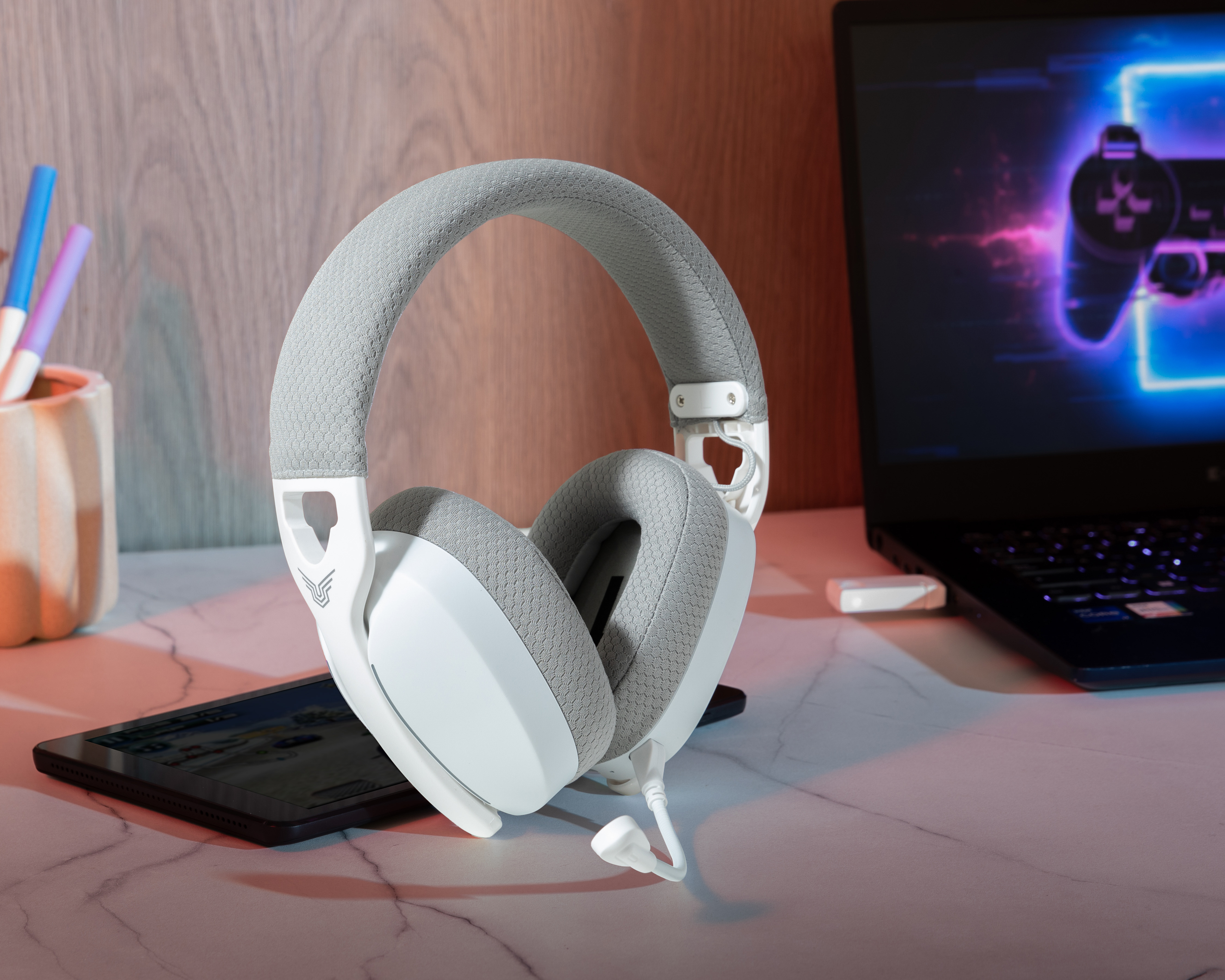 Foto 7 | Foto 7 | Audífonos de Diadema Inalámbricos Gamecraft Krypton AD3000 con Luz RGB