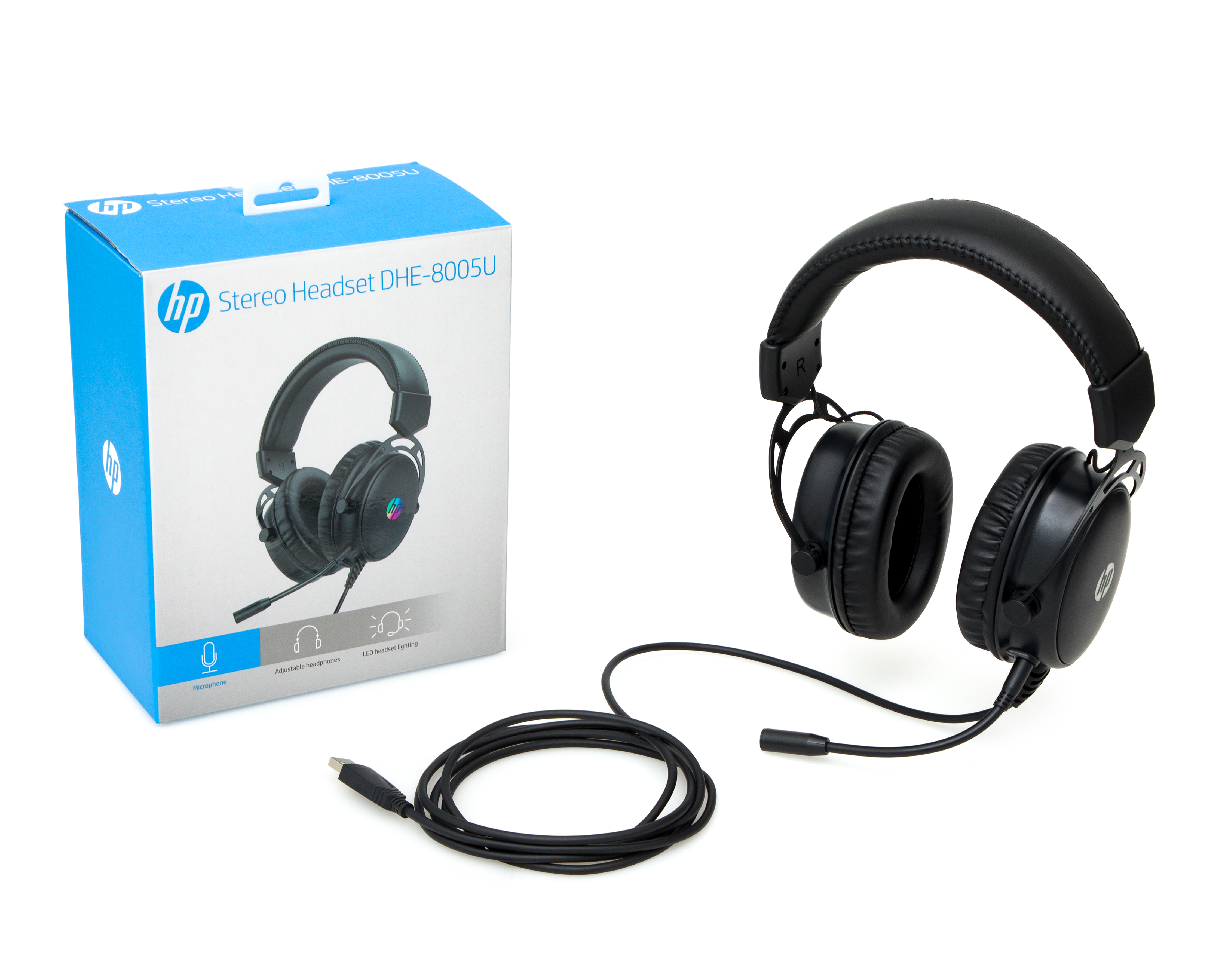 Foto 5 pulgar | Foto 4 | Audífonos de Diadema Alámbricos HP DHE-8005U con Micrófono