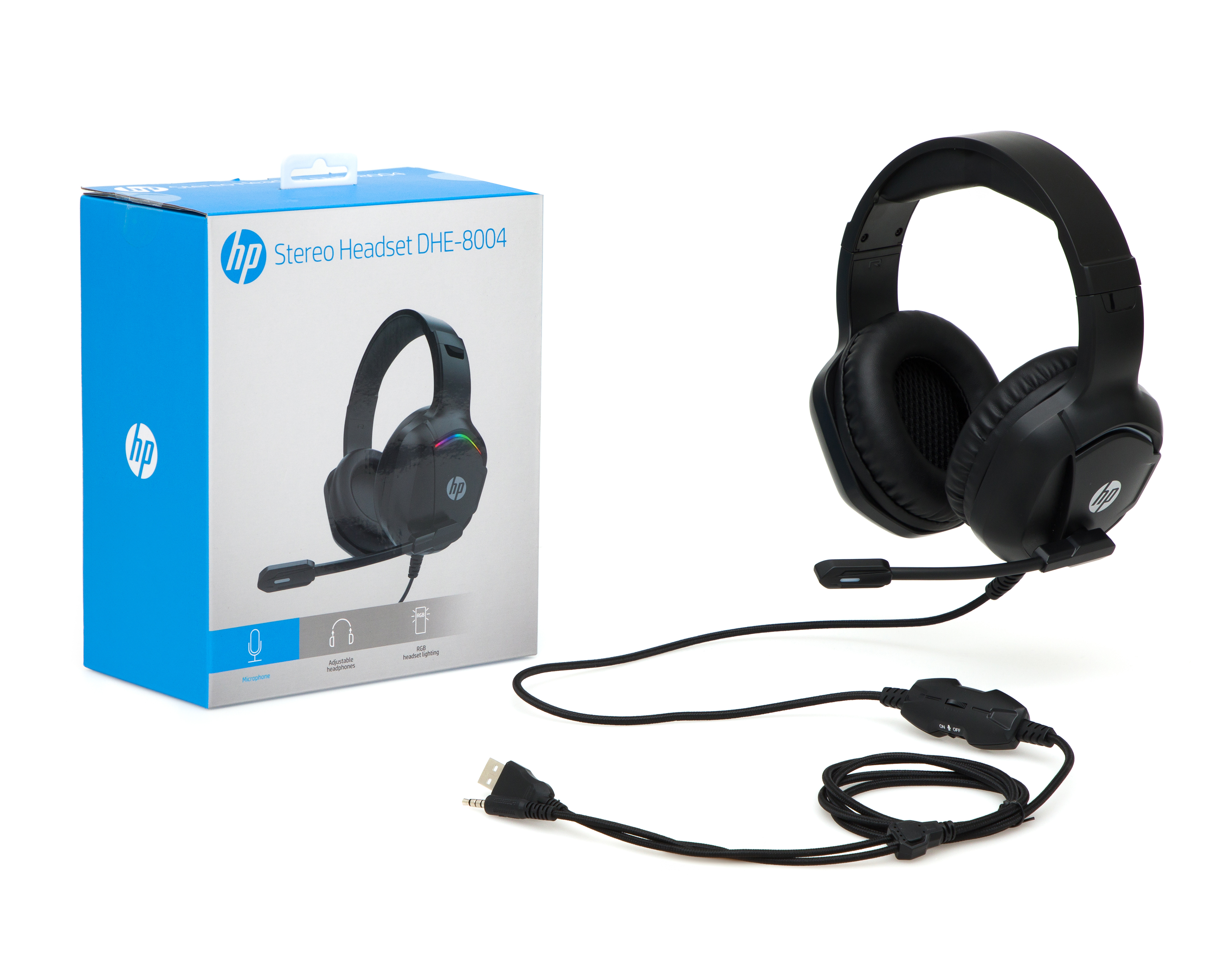 Foto 4 | Foto 4 | Audífonos de Diadema HP DHE-8004 con Iluminación RGB