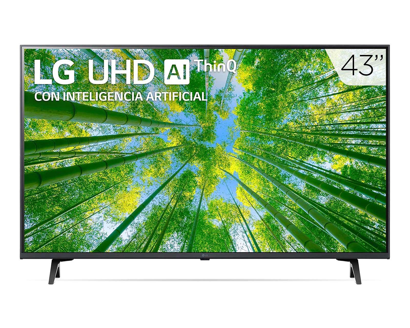 Pantalla LED LG 43 Pulgadas Ultra HD 4K Smart TV 43UQ8000PSB