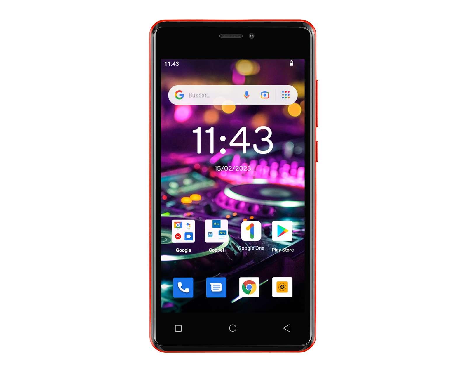 Foto 4 pulgar | Foto 3 | Celular Zuum Liberado Magno C2 16 GB Rojo