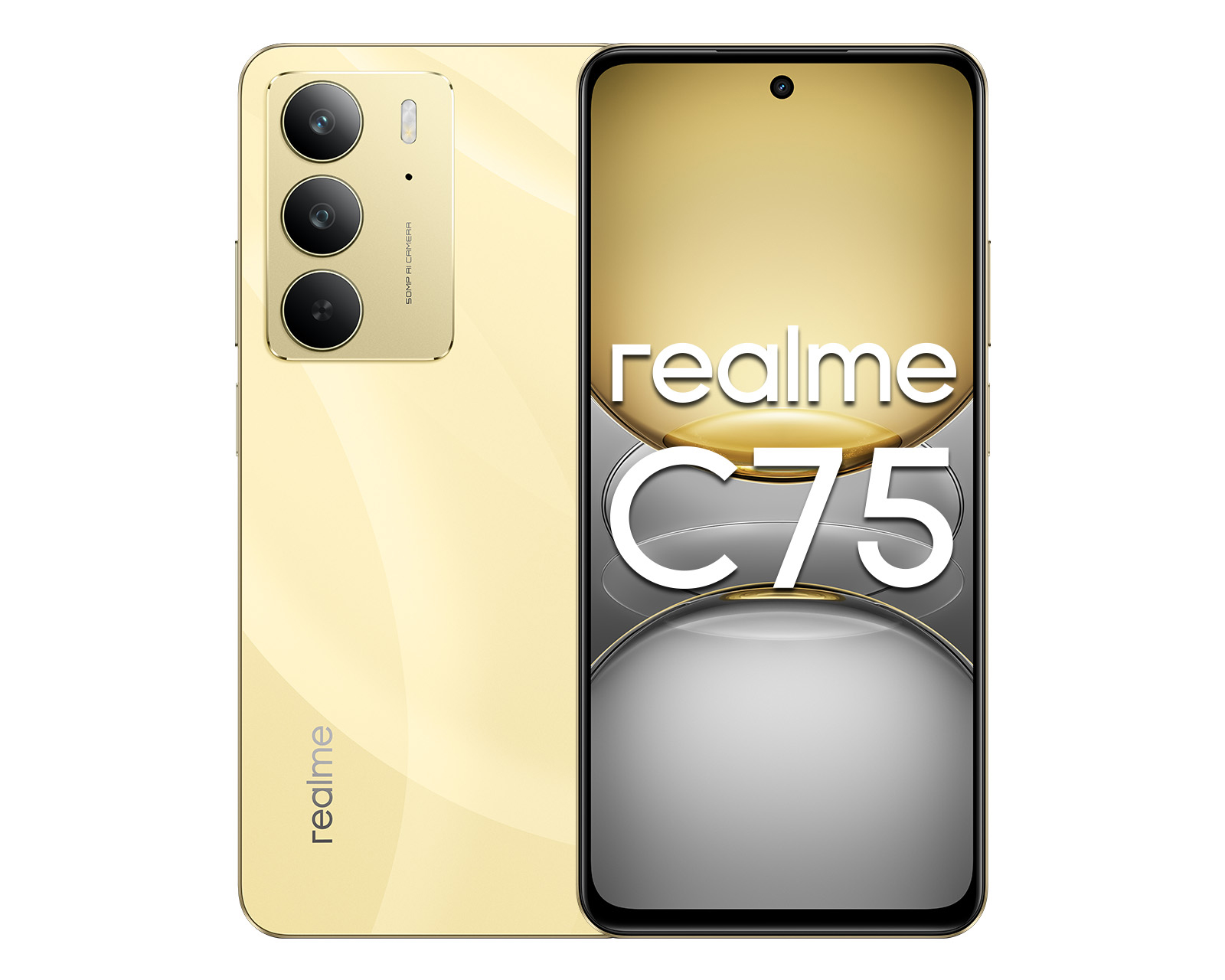 Foto 3 pulgar | Foto 2 | Telcel Realme C75 256 GB Dorado + Audífonos y Bocina