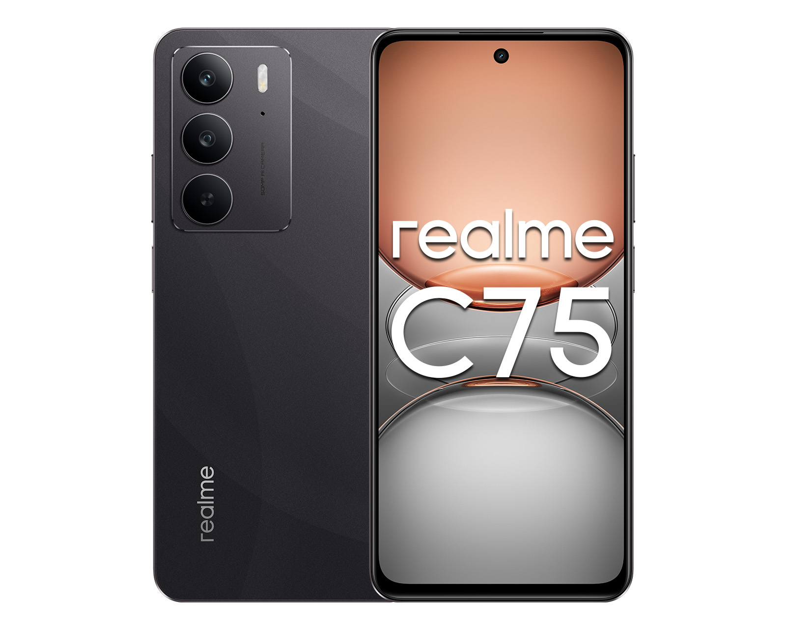 Foto 3 pulgar | Foto 2 | Telcel Realme C75 256 GB Negro + Bocina Bluetooth + Audífonos