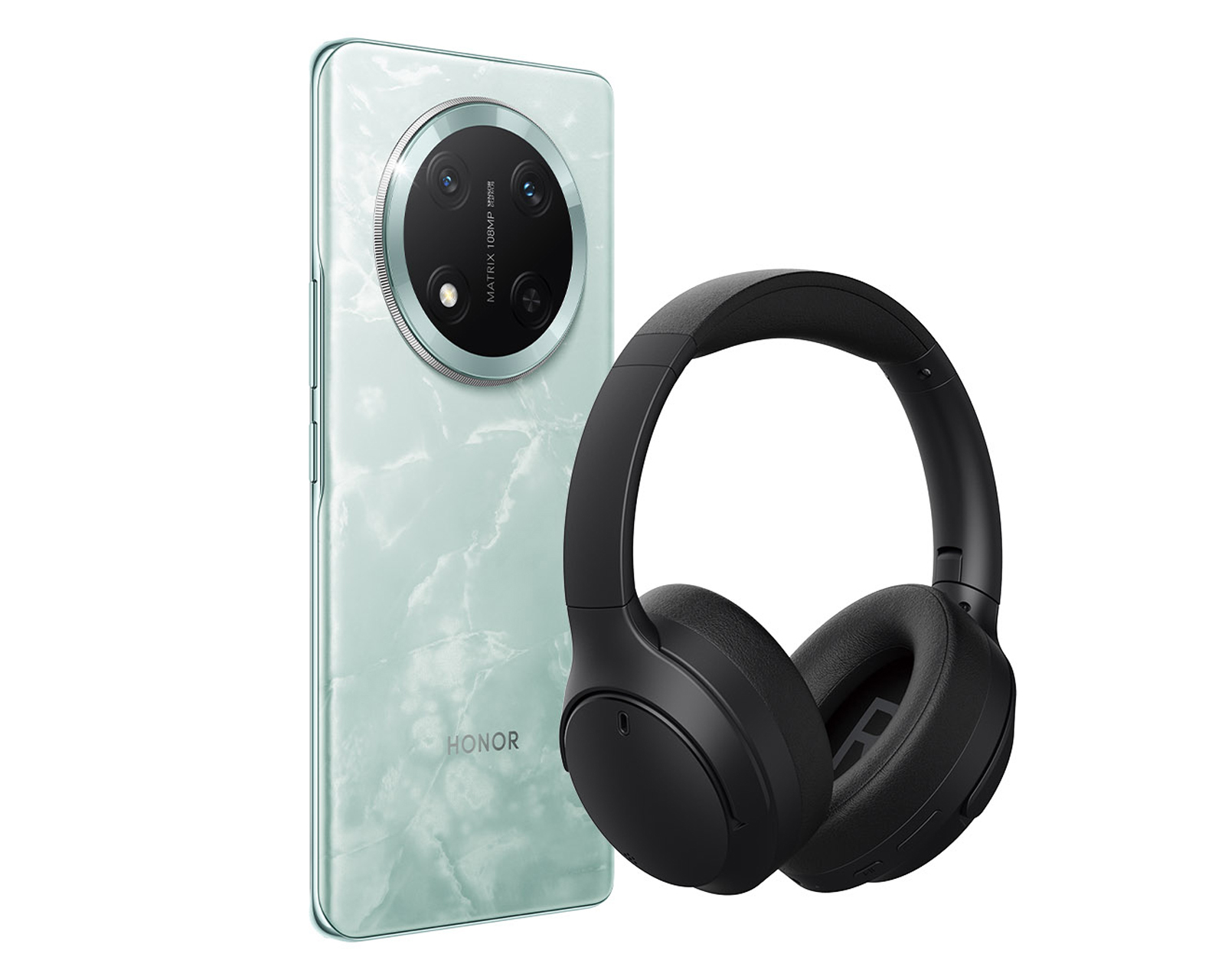 Foto 5 pulgar | Foto 4 | Telcel Honor Magic 7 Lite 512 GB Cian + Audífonos