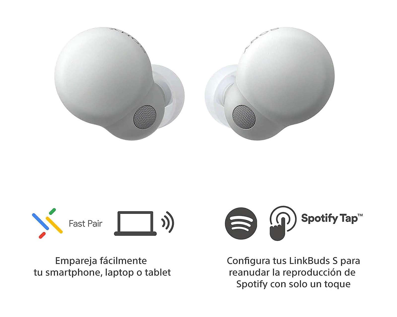 Foto 3 | Foto 3 | Audífonos True Wireless Sony Link Buds S con Noise Cancelling Blancos