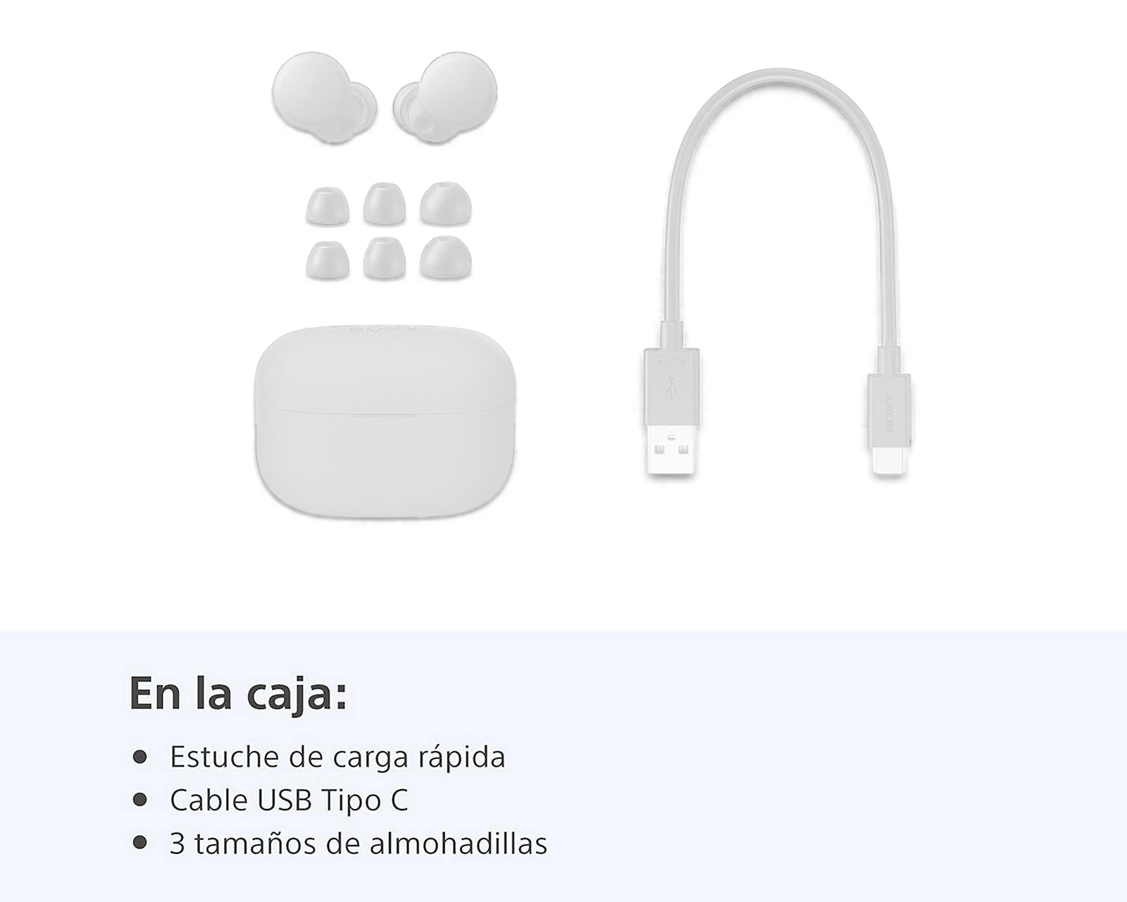 Foto 4 | Foto 4 | Audífonos True Wireless Sony Link Buds S con Noise Cancelling Blancos