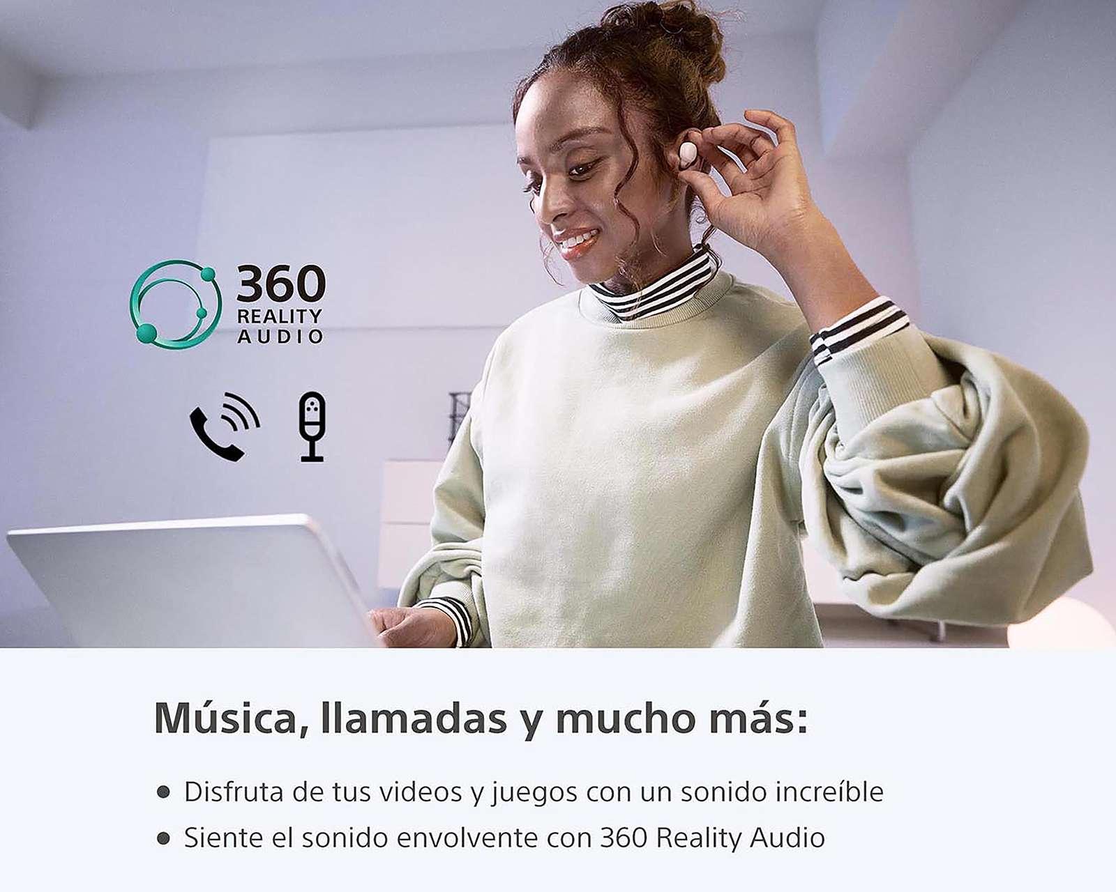 Foto 6 pulgar | Foto 5 | Audífonos True Wireless Sony Link Buds S con Noise Cancelling Blancos