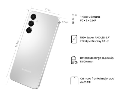 Foto 6 | Foto 6 | Movistar Samsung Galaxy A16 128 GB Negro