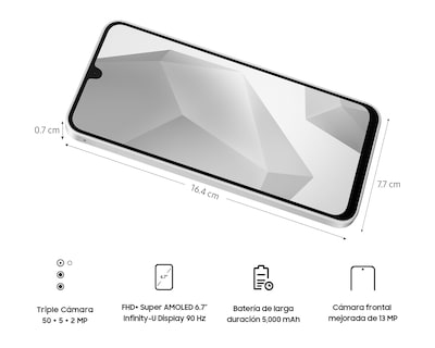 Foto 7 | Foto 7 | Movistar Samsung Galaxy A16 128 GB Negro