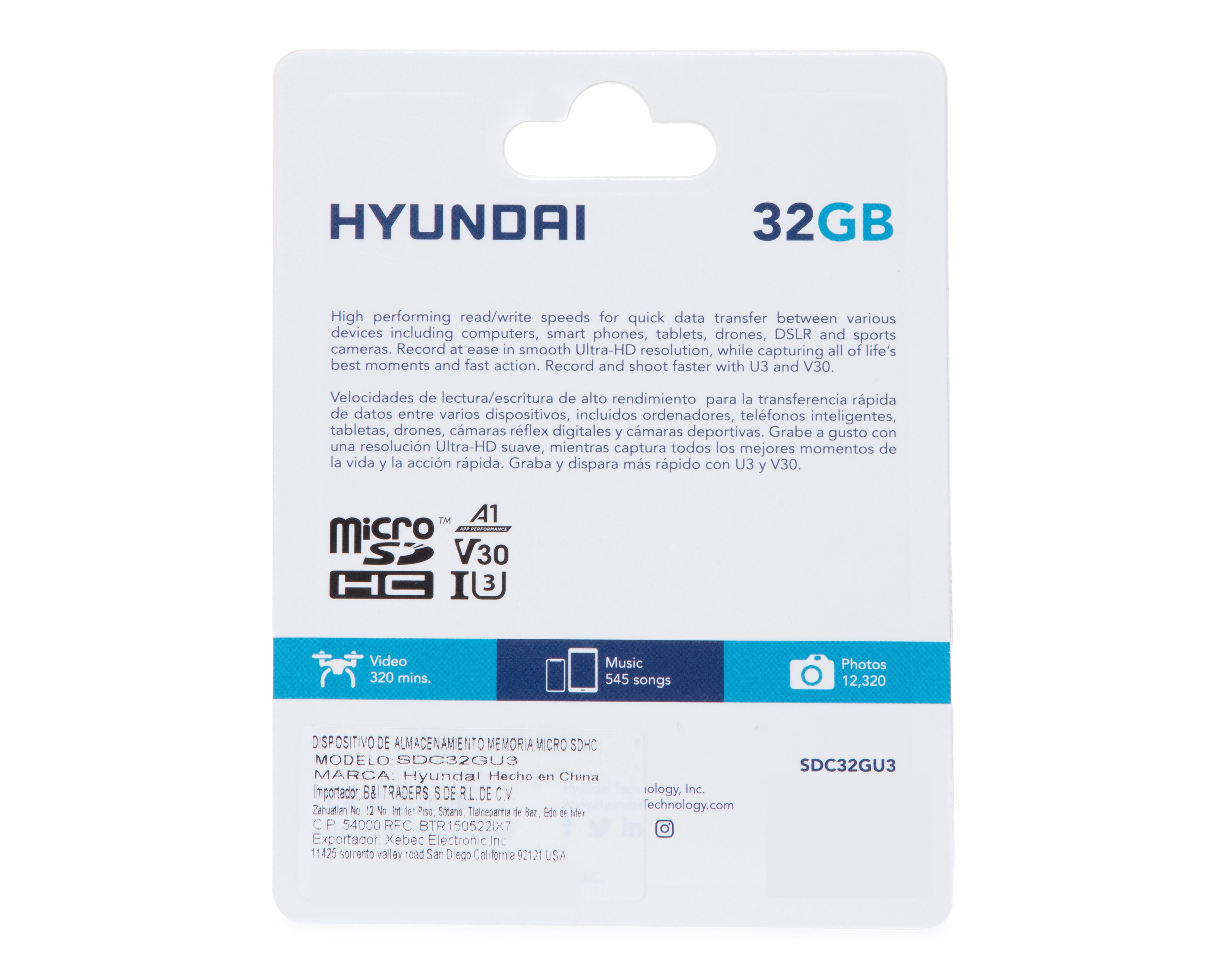 Foto 2 | Foto 2 | Memoria MicroSDHC Hyundai 32 GB Clase 10