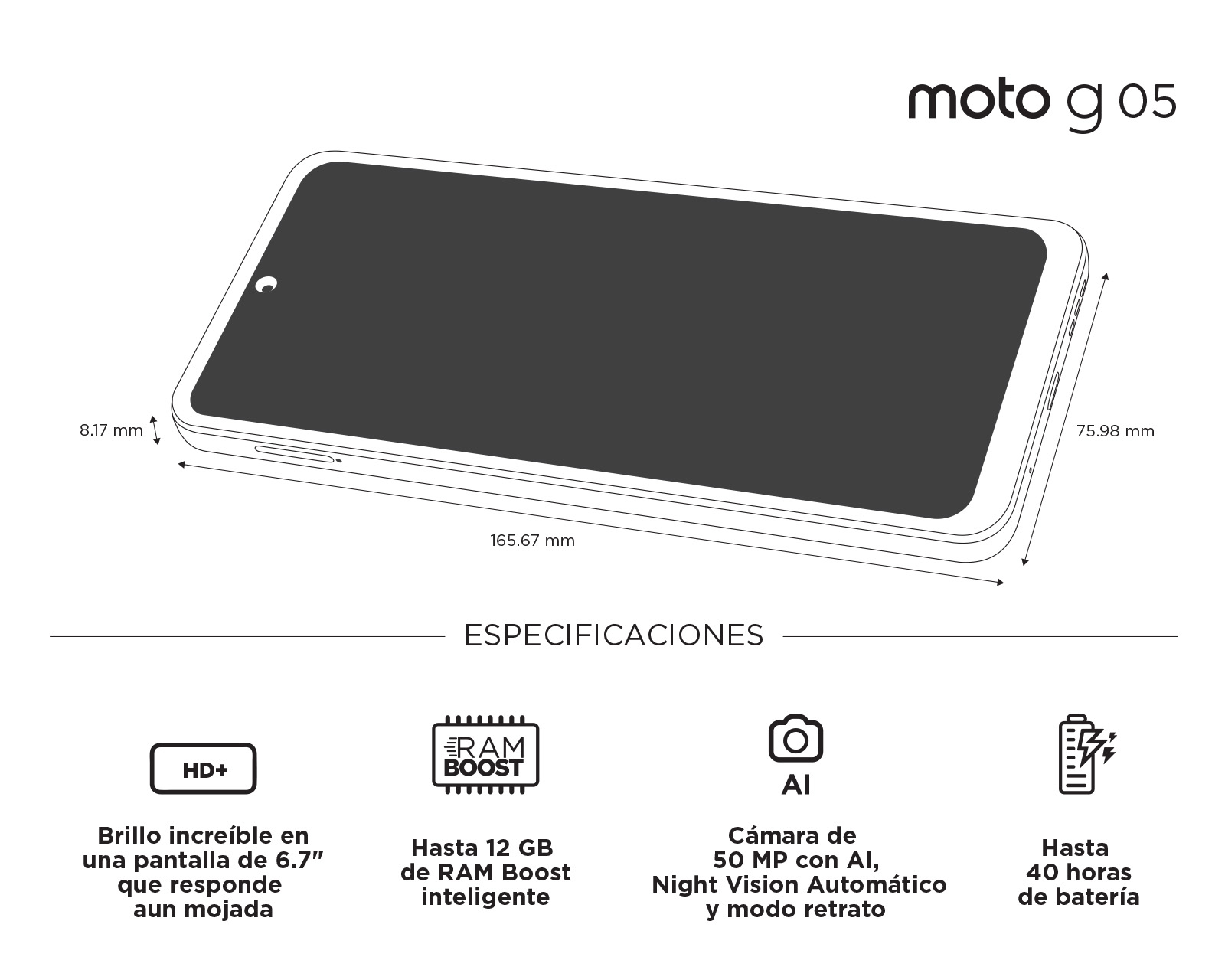 Foto 7 | Foto 7 | AT&T/Unefon Motorola Moto G05 128 GB Verde