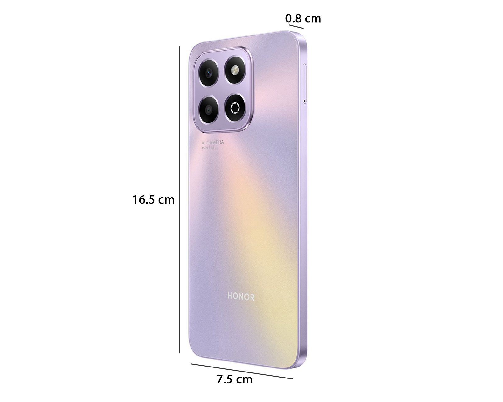 Foto 10 pulgar | Foto 9 | Movistar Honor X6B 256 GB Morado + Bocina