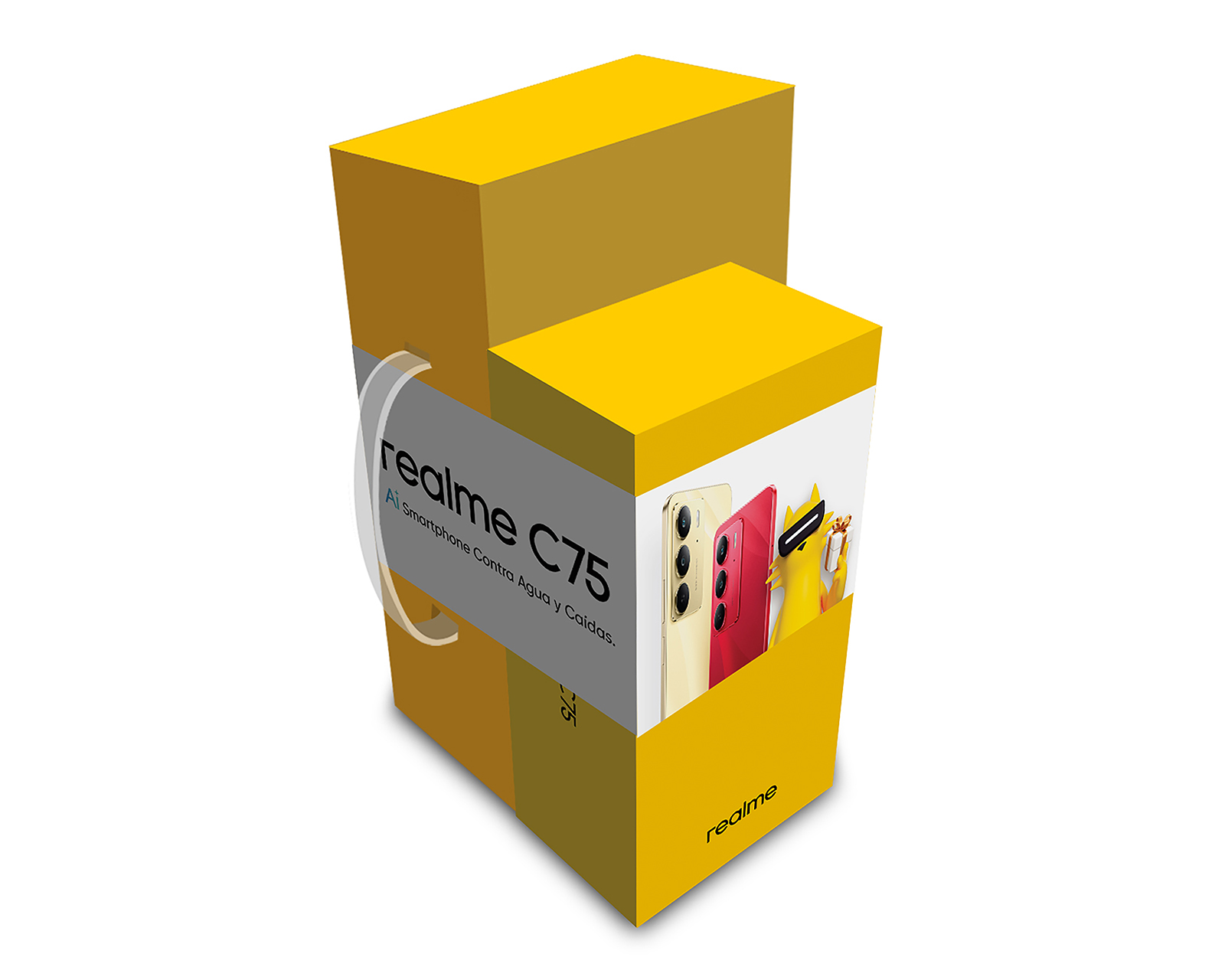 Foto 9 | Foto 9 | Celular Realme C75 256 GB Dorado + Audífonos y Bocina