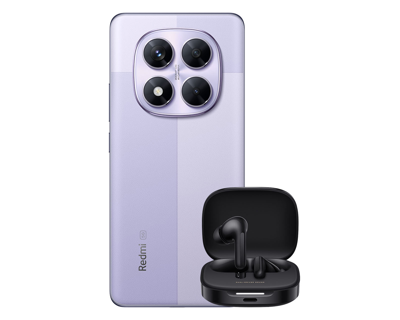 Foto 2 pulgar | Foto 1 | Telcel Xiaomi Redmi Note 14 Pro 5G 256 GB Violeta + Redmi Buds 6 Active