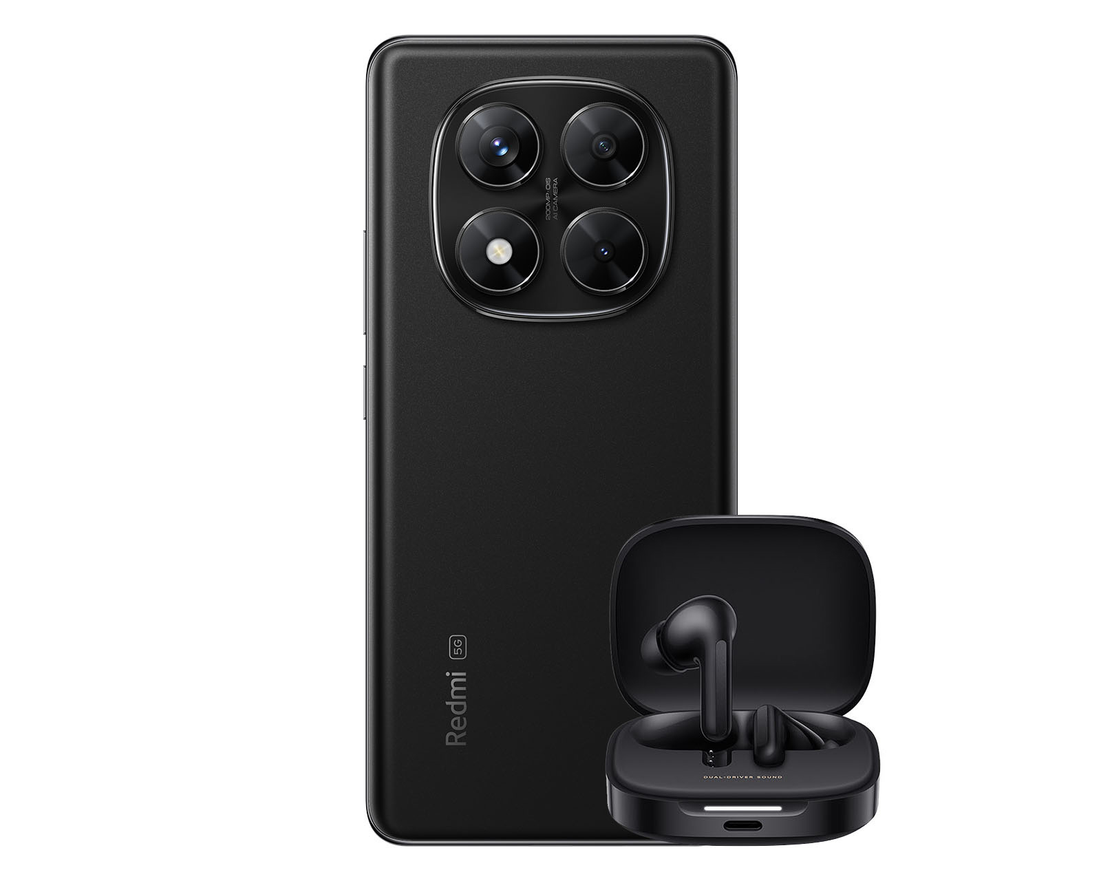 Foto 2 pulgar | Foto 1 | Telcel Xiaomi Redmi Note 14 Pro 5G 256 GB Negro + Audífonos