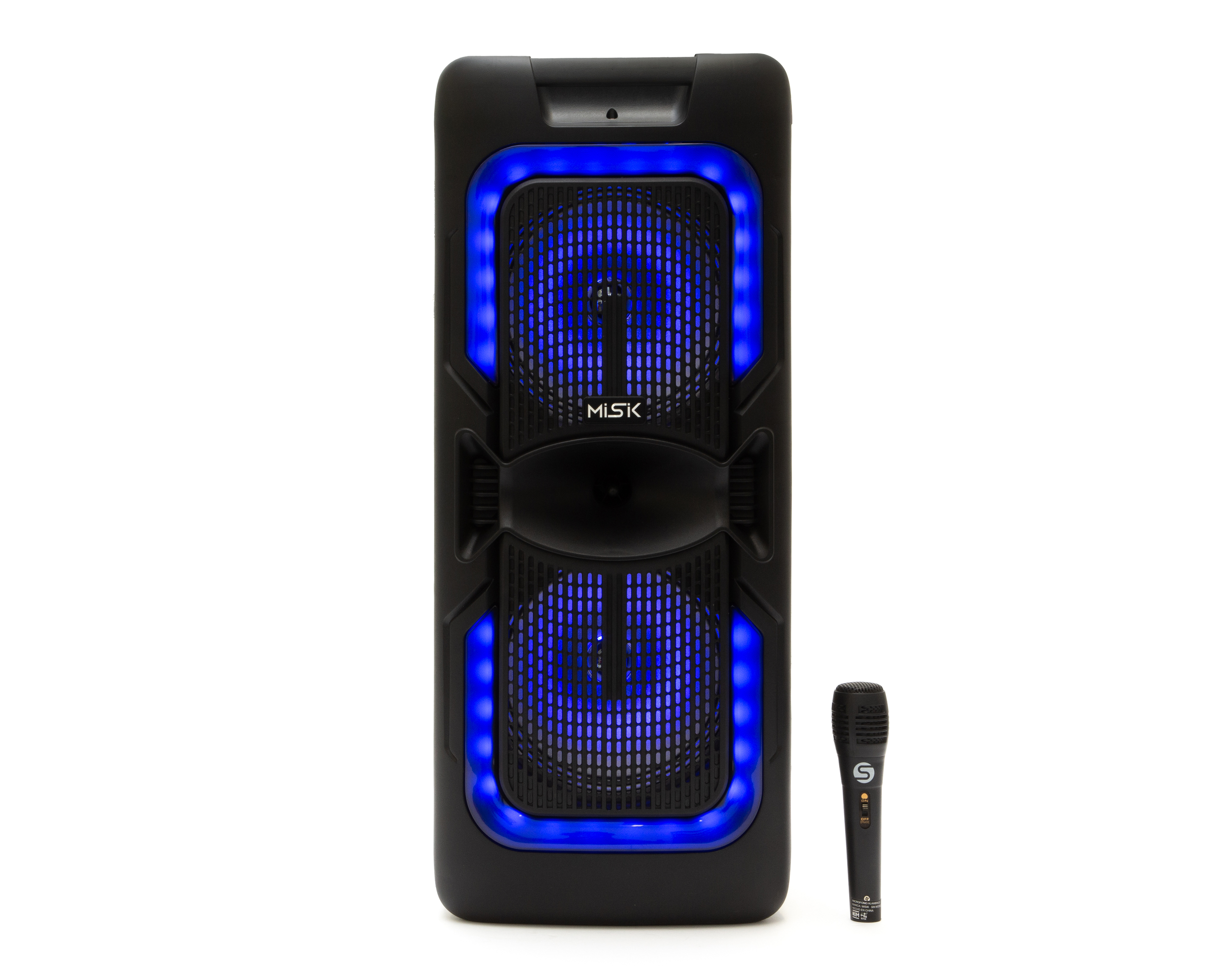 Bocina Misik MB178 10,000 W con Micrófono