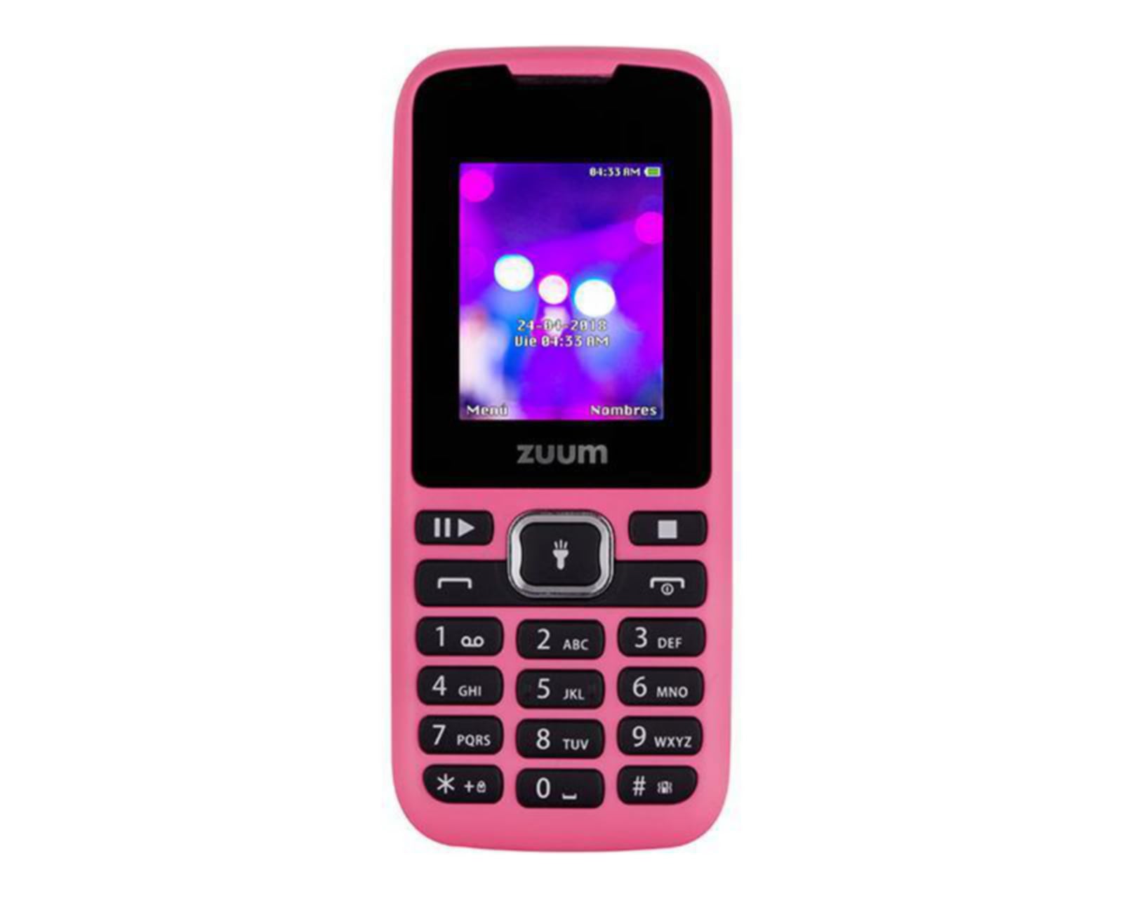 Celular Zuum Liberado Skip II Dual Sim 4 MB Rosa