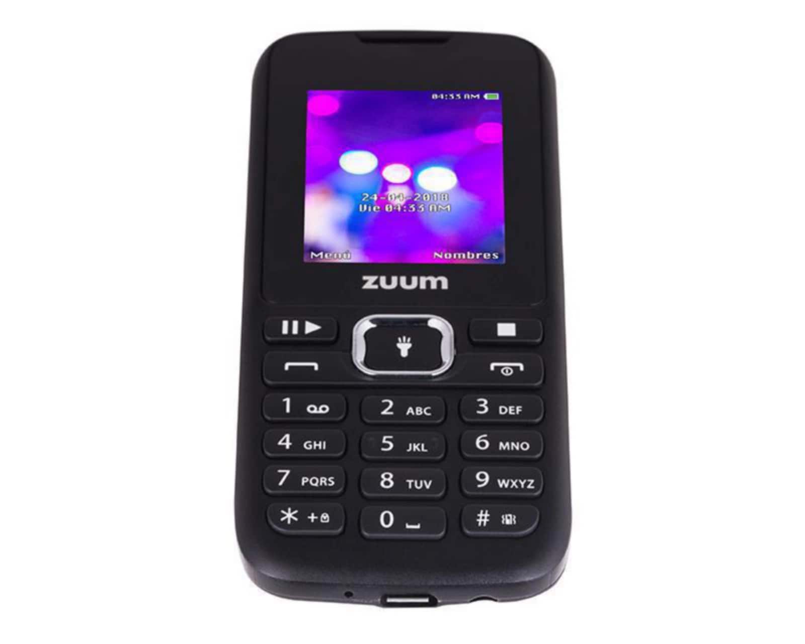 Foto 6 pulgar | Foto 5 | Celular Zuum Liberado Skip II Dual Sim 4 MB Negro