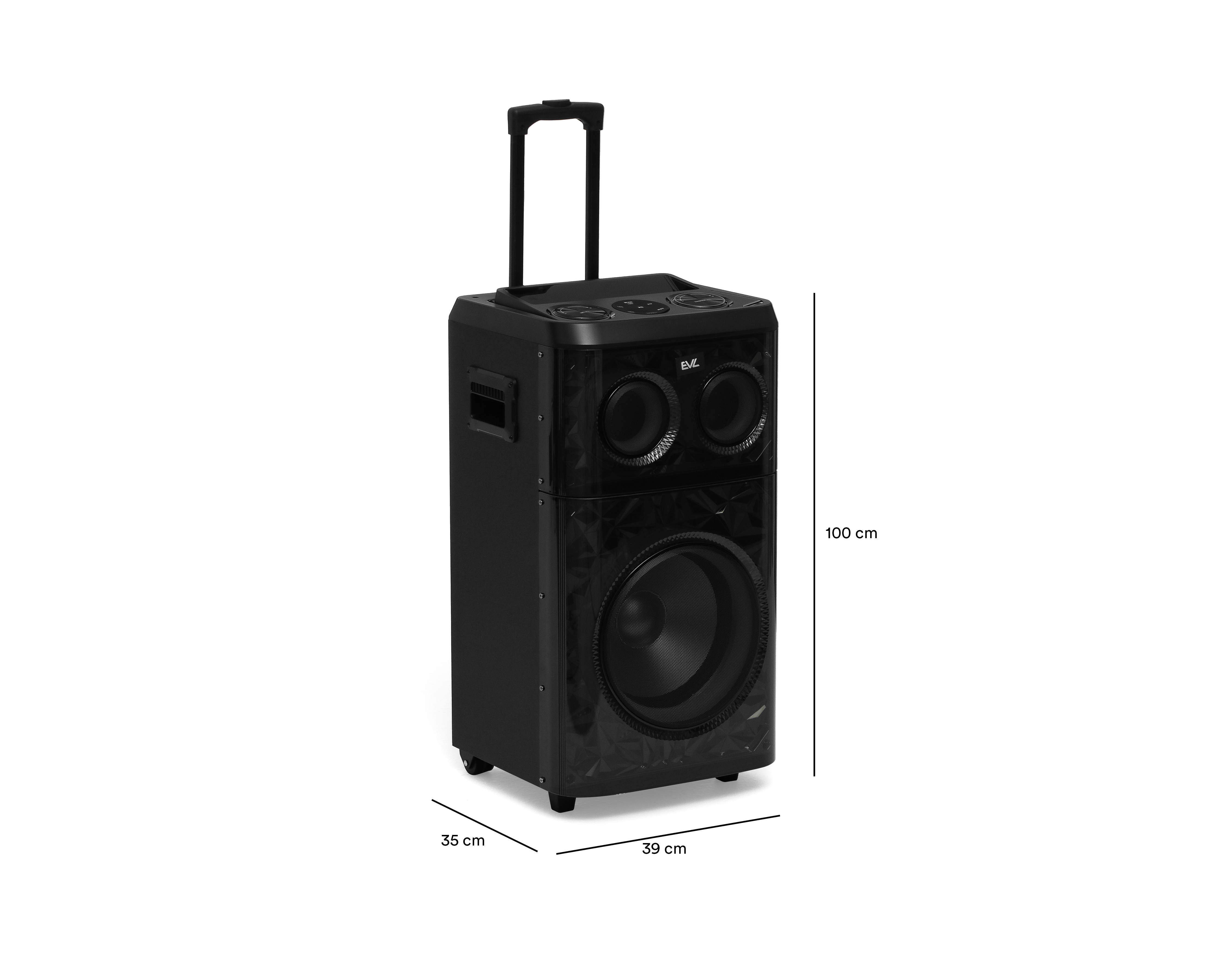 Foto 10 | Foto 10 | Bocina Bluetooth EVL BF12-02 100 W con Luces