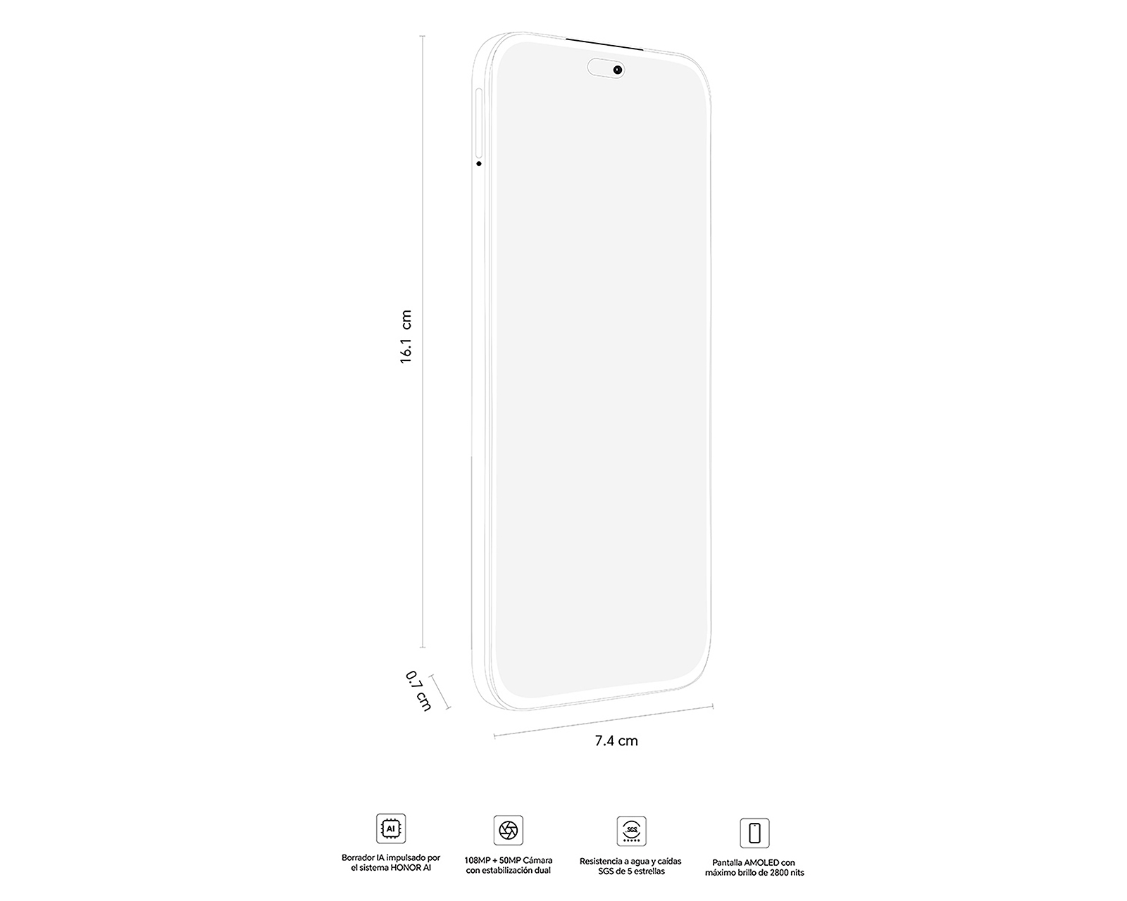 Foto 9 pulgar | Foto 8 | Telcel Honor X8C 512 GB Morado + True Wireless