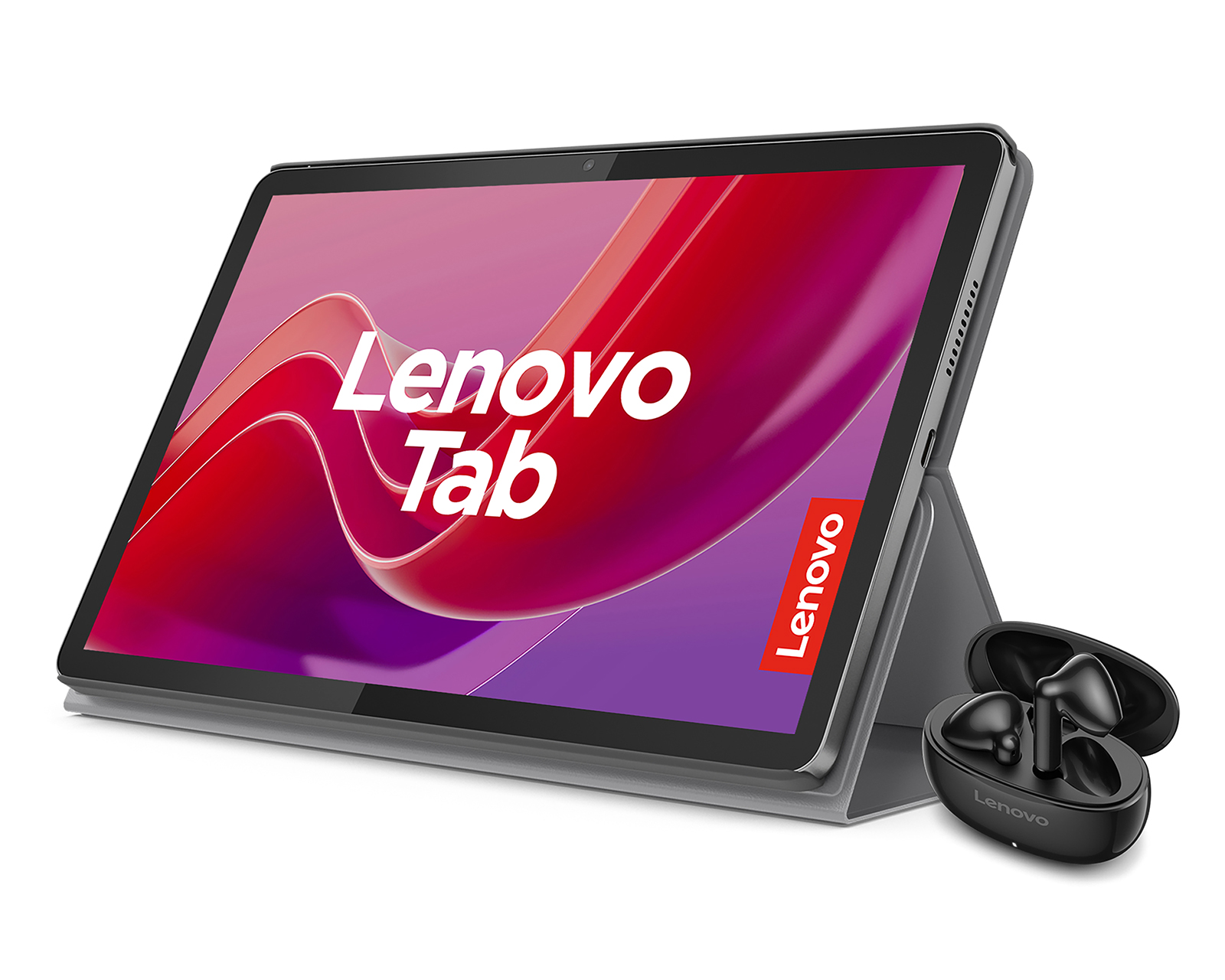 Foto 1 | Foto 1 | Tablet Lenovo ZAEH0131MX 10.1 Pulgadas 128 GB 4 GB RAM con Audífonos y Protector