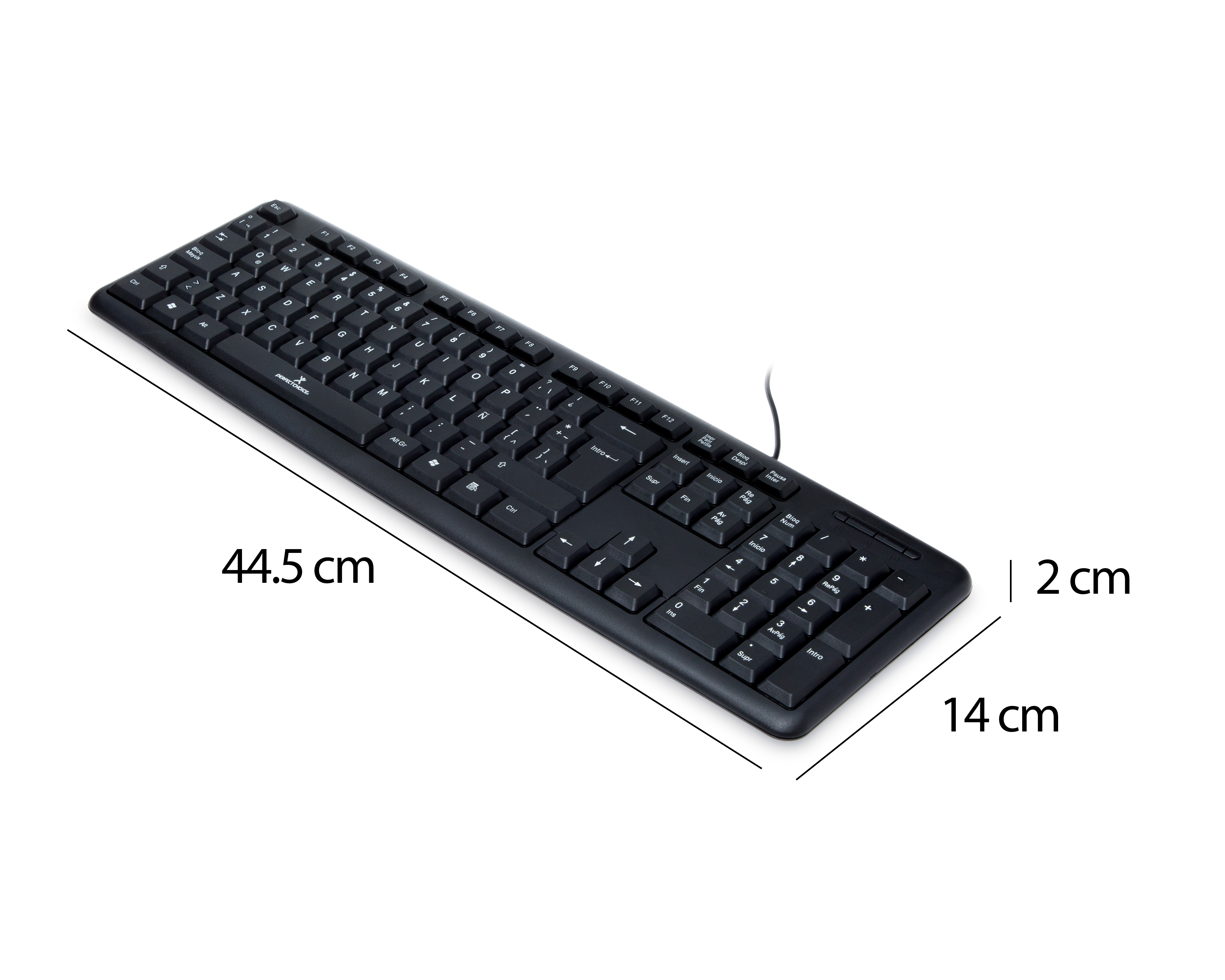 Foto 5 | Foto 5 | Teclado Alámbrico Perfect Choice PC-201038