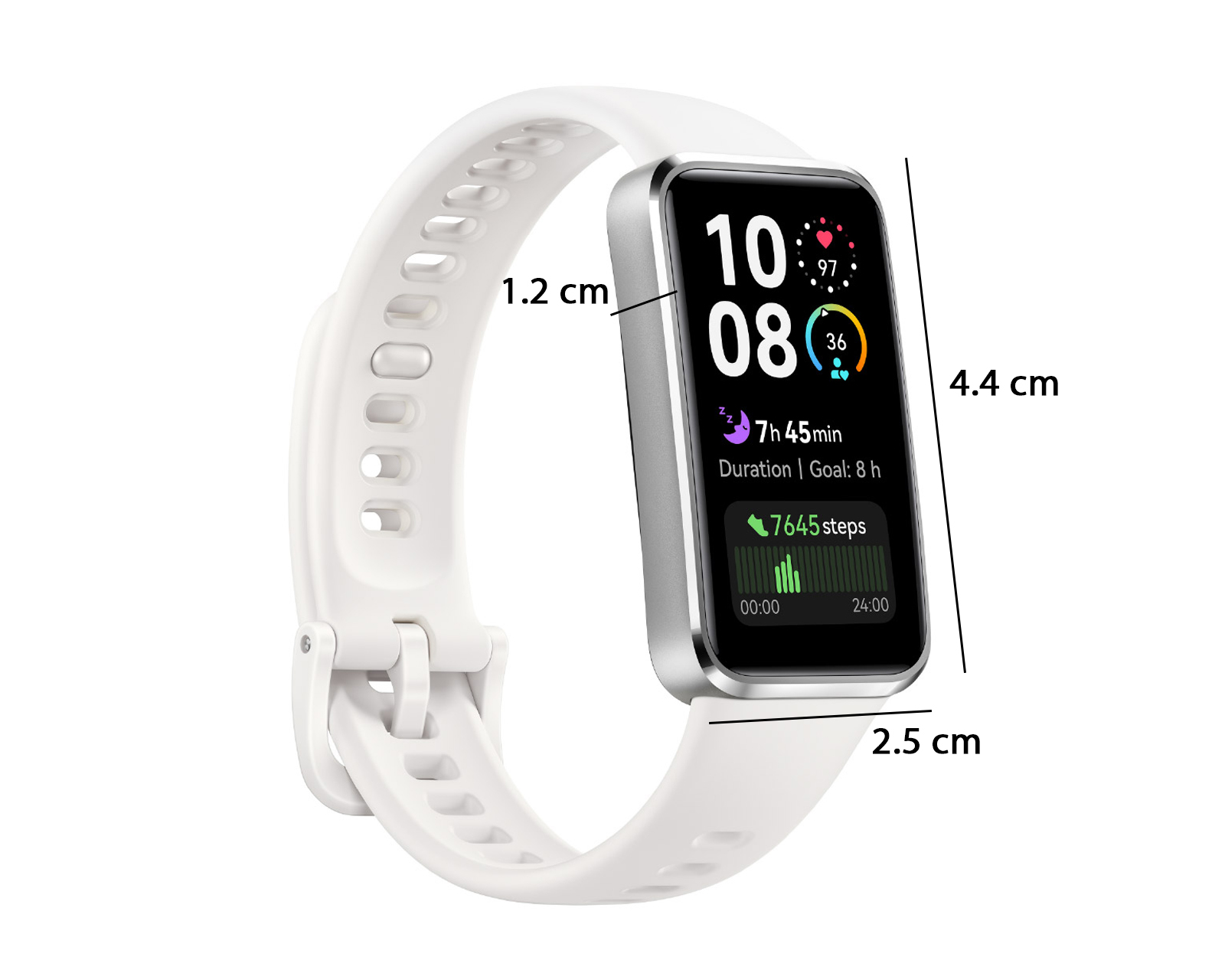 Foto 7 pulgar | Foto 6 | Fitband Huawei Band 10 44 mm Blanco
