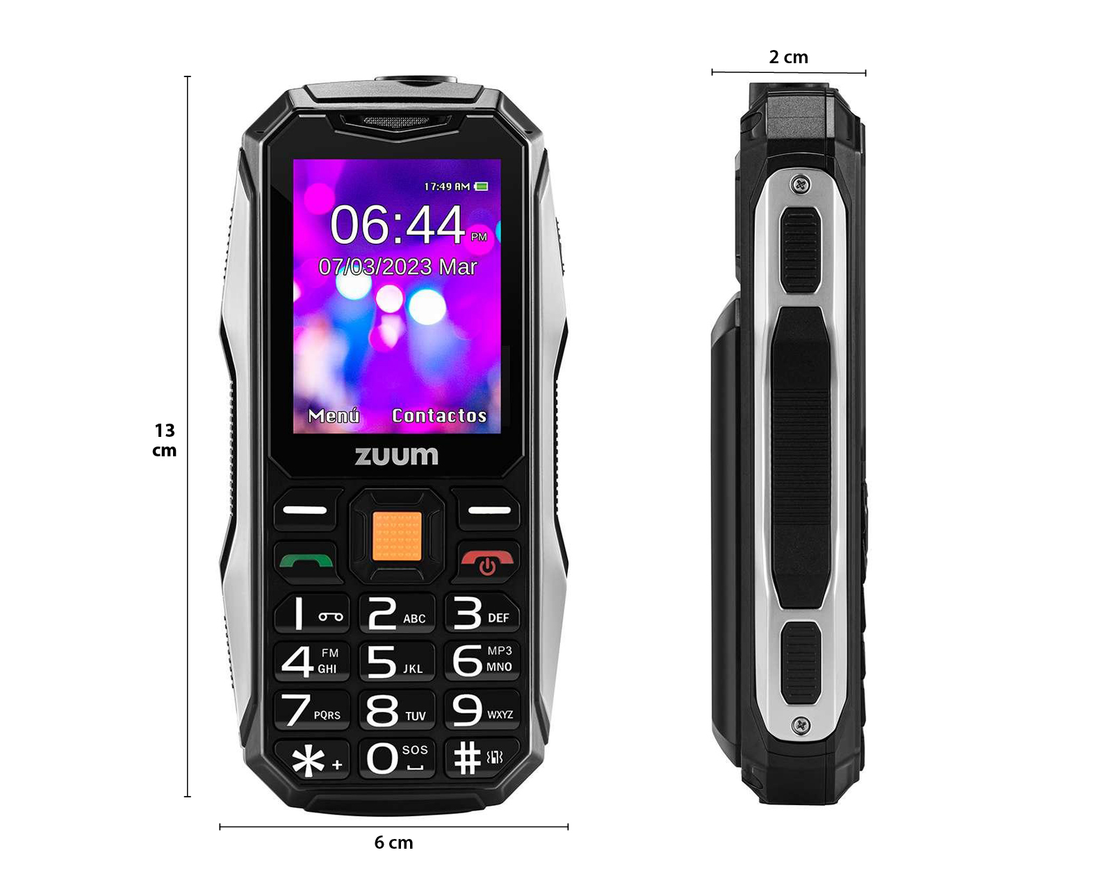 Foto 9 | Foto 9 | Celular Zuum Liberado Hidra X 128 MB Negro