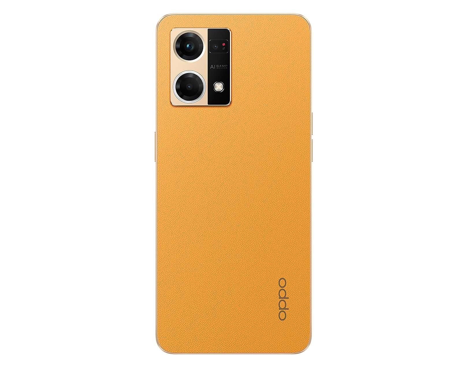 Foto 3 pulgar | Foto 2 | Telcel OPPO Reno7 128 GB Naranja