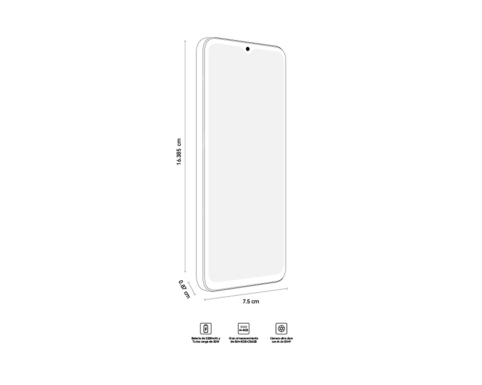 Foto 7 pulgar | Foto 6 | Movistar Honor X5B Plus 256 GB Azul