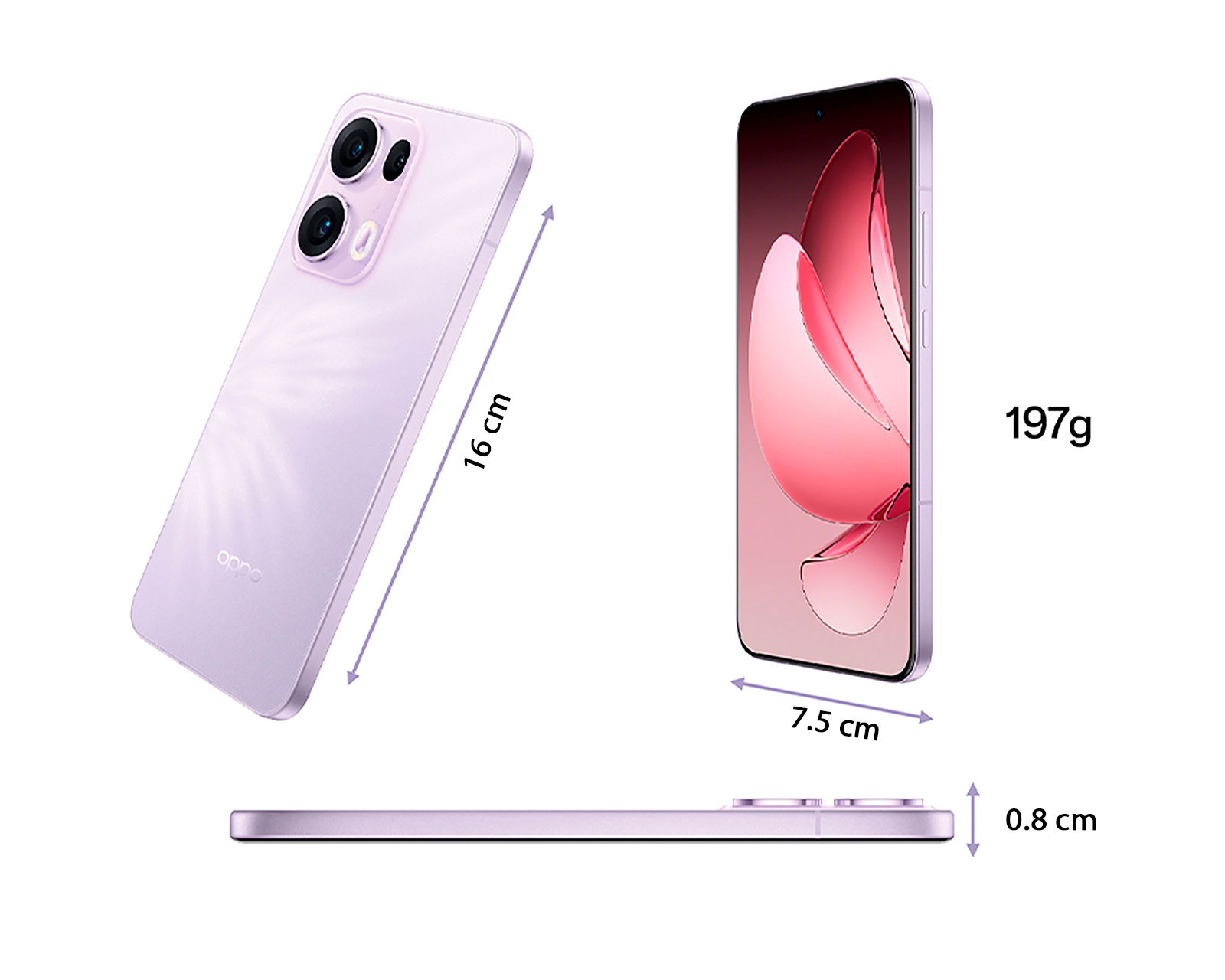 Foto 5 | Foto 5 | Telcel OPPO Reno 13 F 5G 256 GB Morado