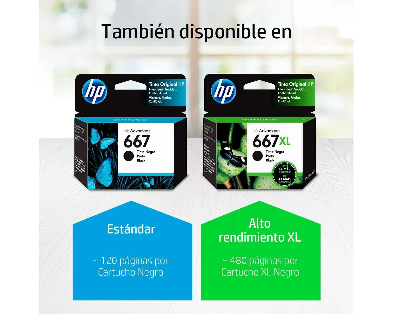 Foto 3 | Foto 3 | Cartucho de Tinta Original  HP 667 Negro