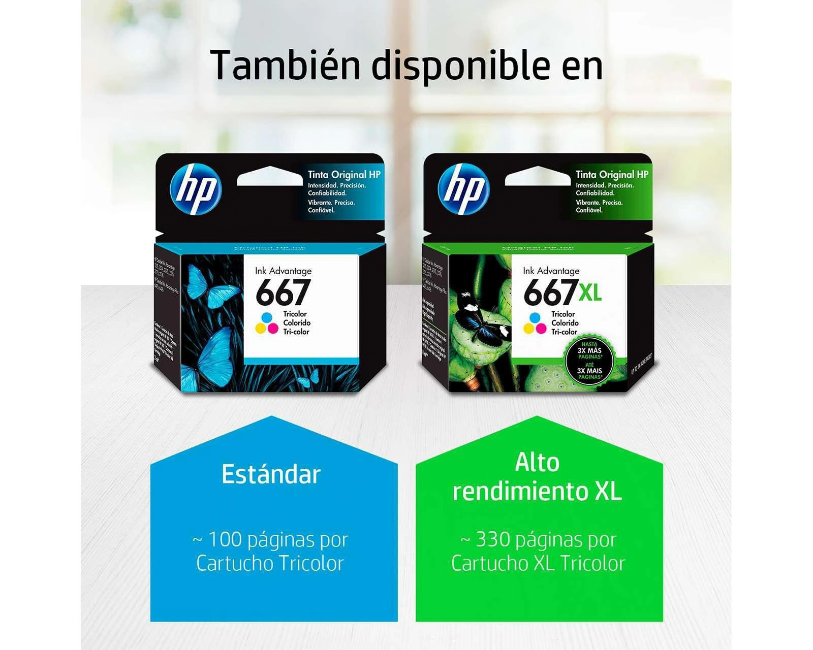 Foto 4 pulgar | Foto 3 | Cartucho de Tinta HP 667 Tricolor Original 3YM78AL