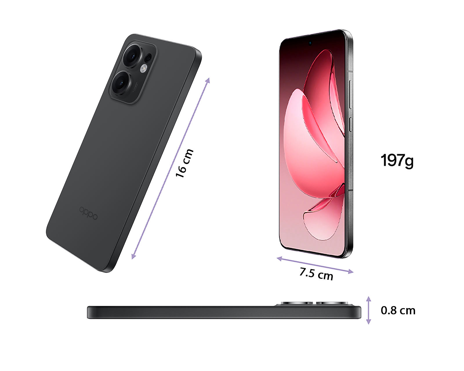 Foto 6 pulgar | Foto 5 | Telcel OPPO Reno 13 F 5G 256 GB Gris