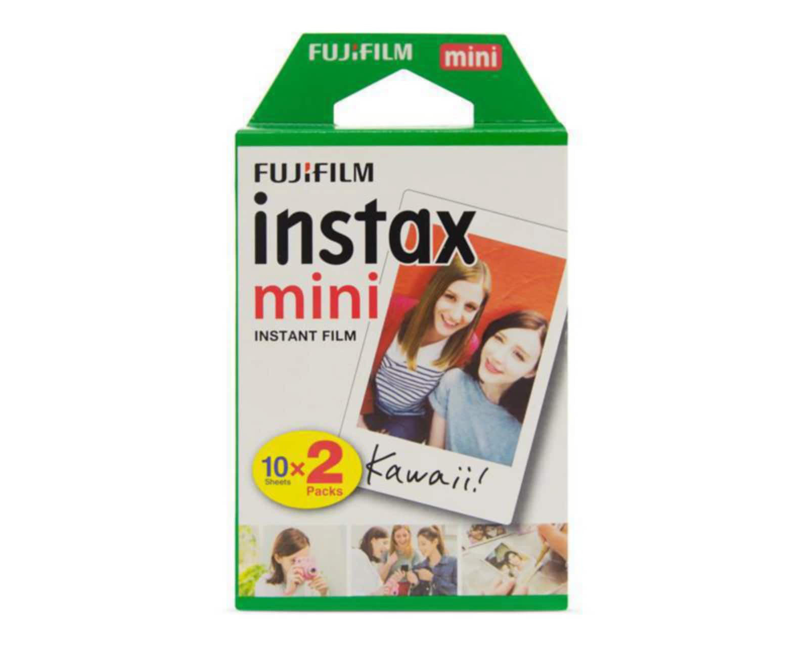 Papel Fotográfico Fujifilm para Instax Mini con 20 Hojas