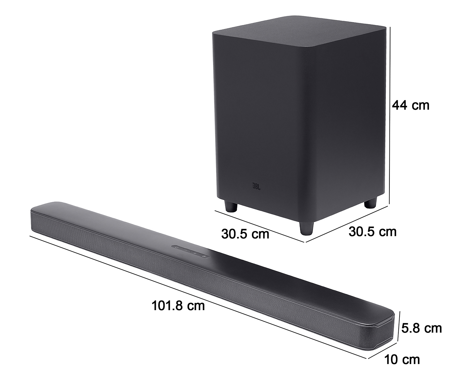 Foto 6 pulgar | Foto 5 | Barra de Sonido JBL JBL2GBAR51IMBLKAM con Subwoofer