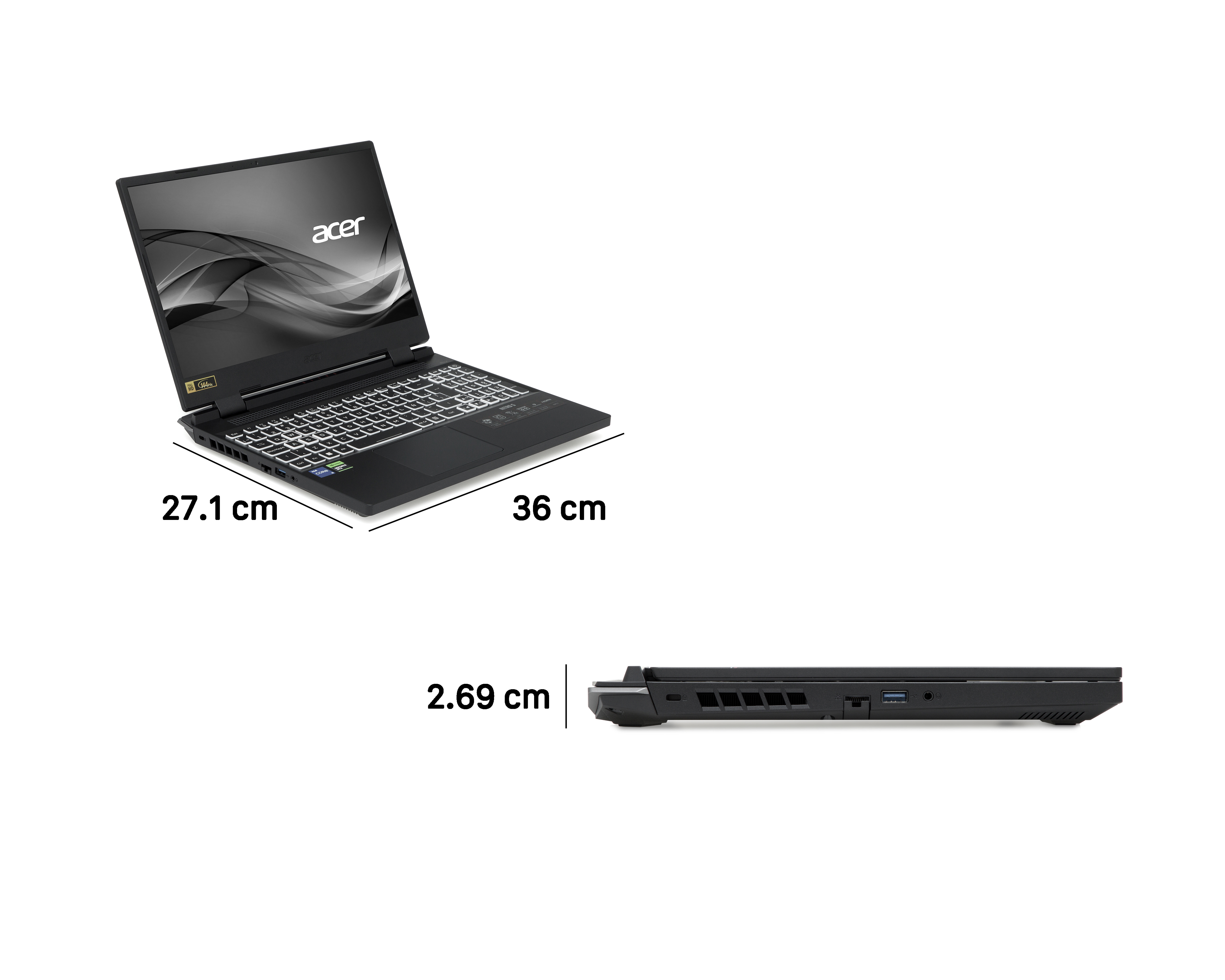 Foto 9 pulgar | Foto 8 | Laptop Gamer Acer AN515-58-561L 15.6 Pulgadas Windows 11 Intel Core i5 Nvidia Geforce RTX 2050 8 GB RAM 512 SSD Negra