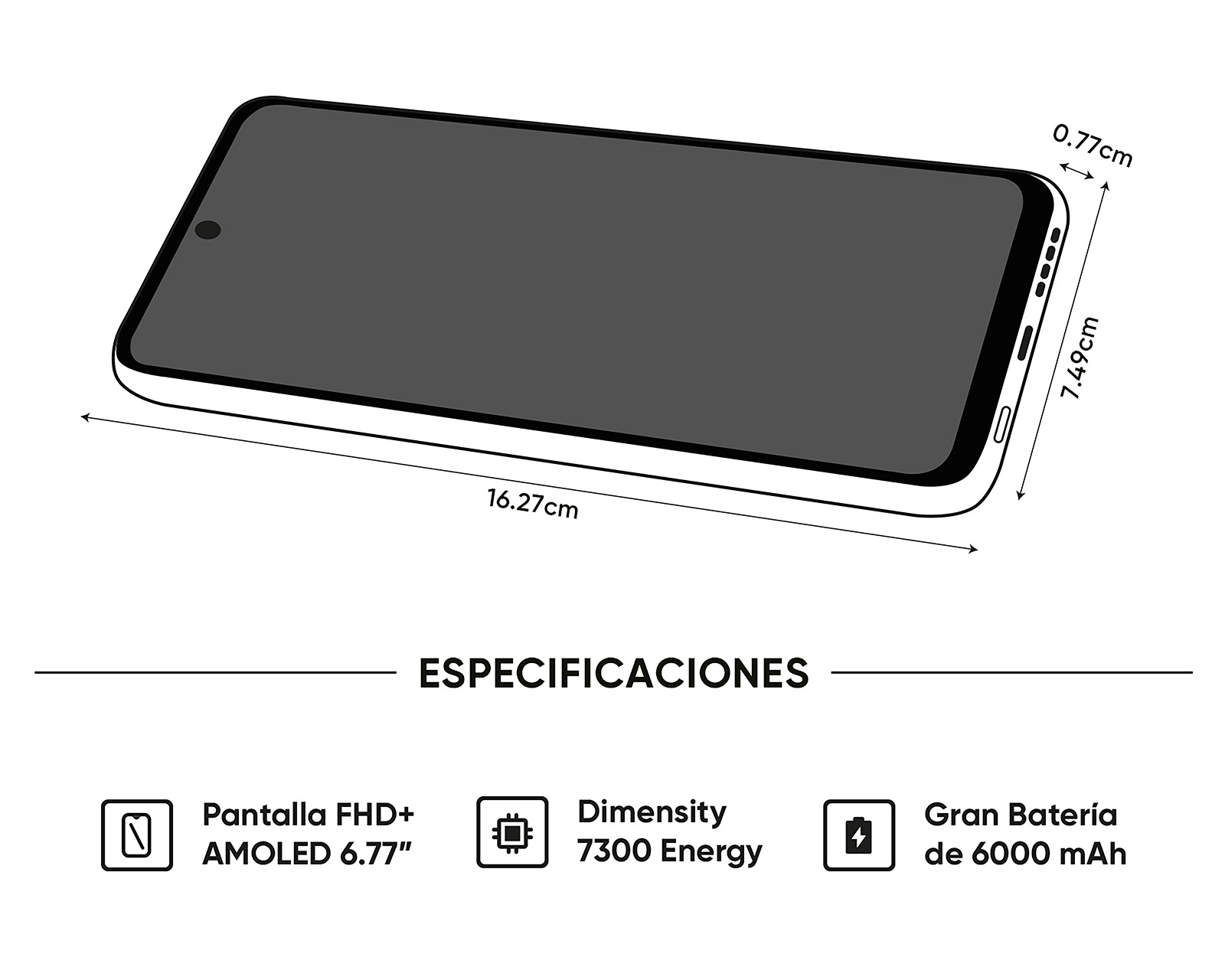 Foto 9 pulgar | Foto 8 | Telcel Realme 14 Pro 5G 256 GB Gris