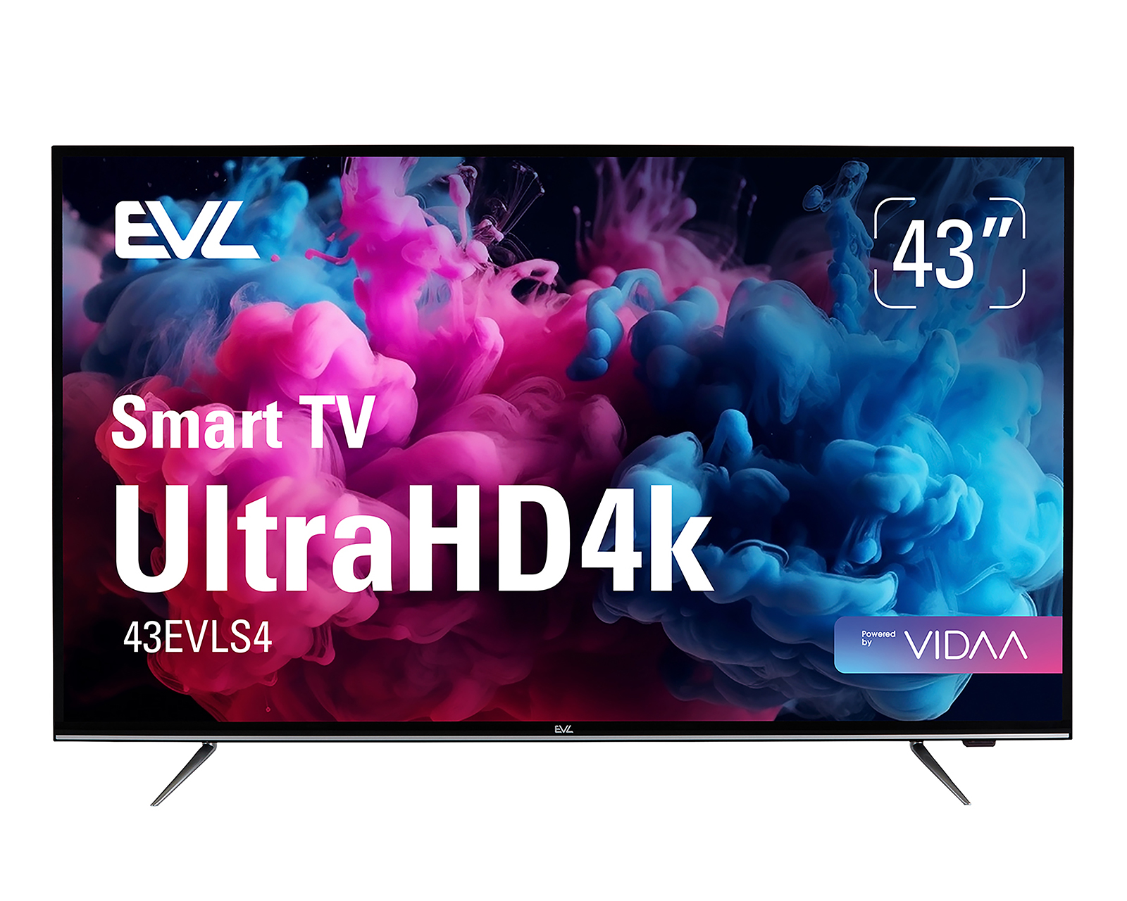Pantalla Smart TV EVL LED 43 Pulgadas Ultra HD 4K 43EVLS4
