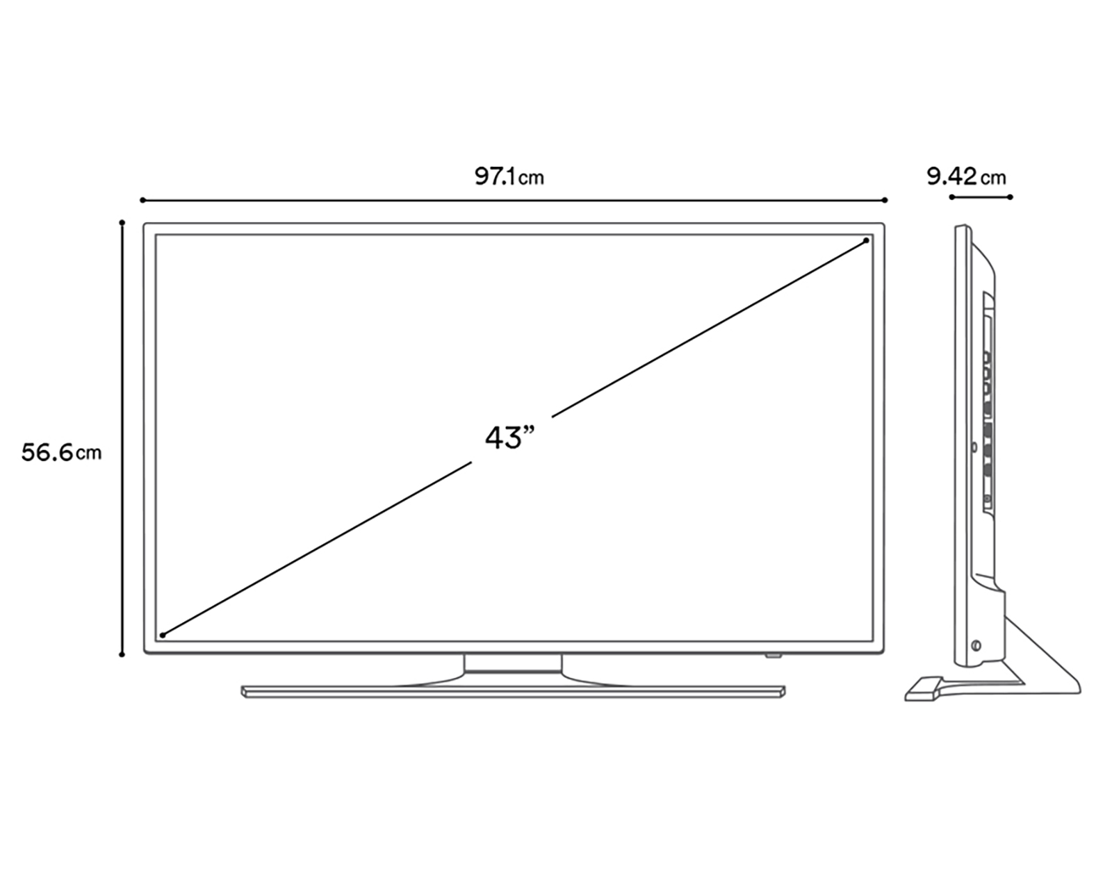 Foto 6 pulgar | Foto 5 | Pantalla Smart TV EVL LED 43 Pulgadas Ultra HD 4K 43EVLS4