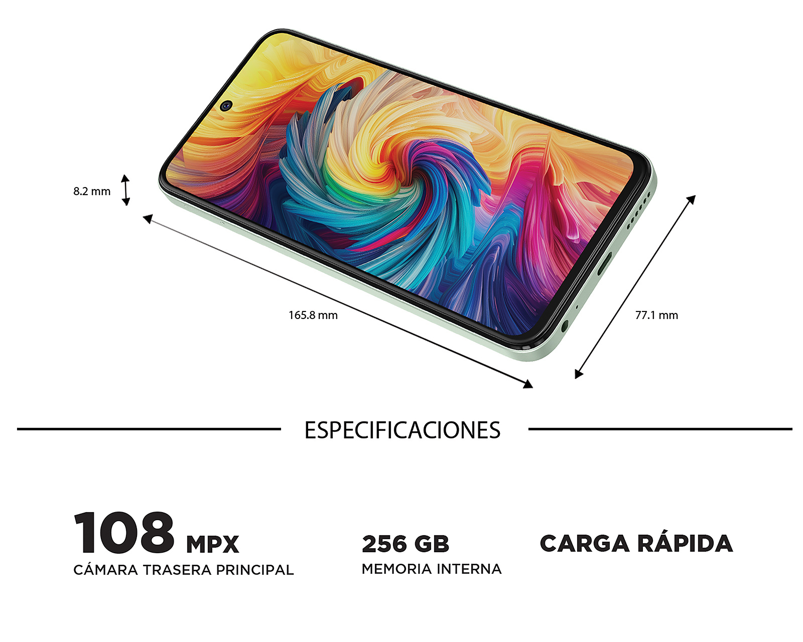 Foto 6 | Foto 6 | Telcel ZTE Axon 70 256 GB Verde + Smartwatch