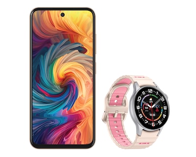 Foto 2 | Foto 2 | Telcel ZTE Axon 70 256 GB Dorado + Smartwatch