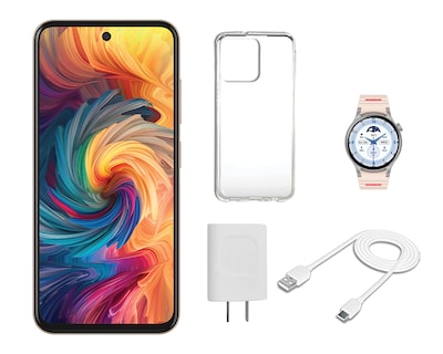 Foto 6 | Foto 6 | Telcel ZTE Axon 70 256 GB Dorado + Smartwatch